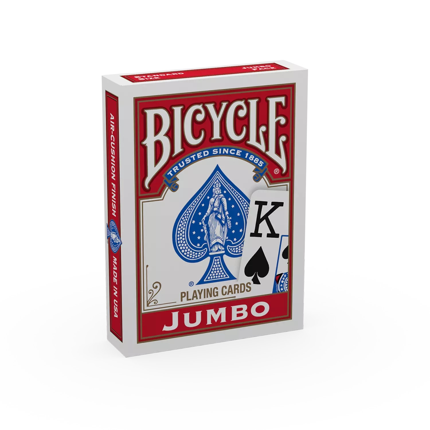 Bicycle&reg; Kartendeck - Rider Jumbo Index (rot) Kartenspiel Spielkarten Kartentricks Pokerkarten Single Deck - Bild 1