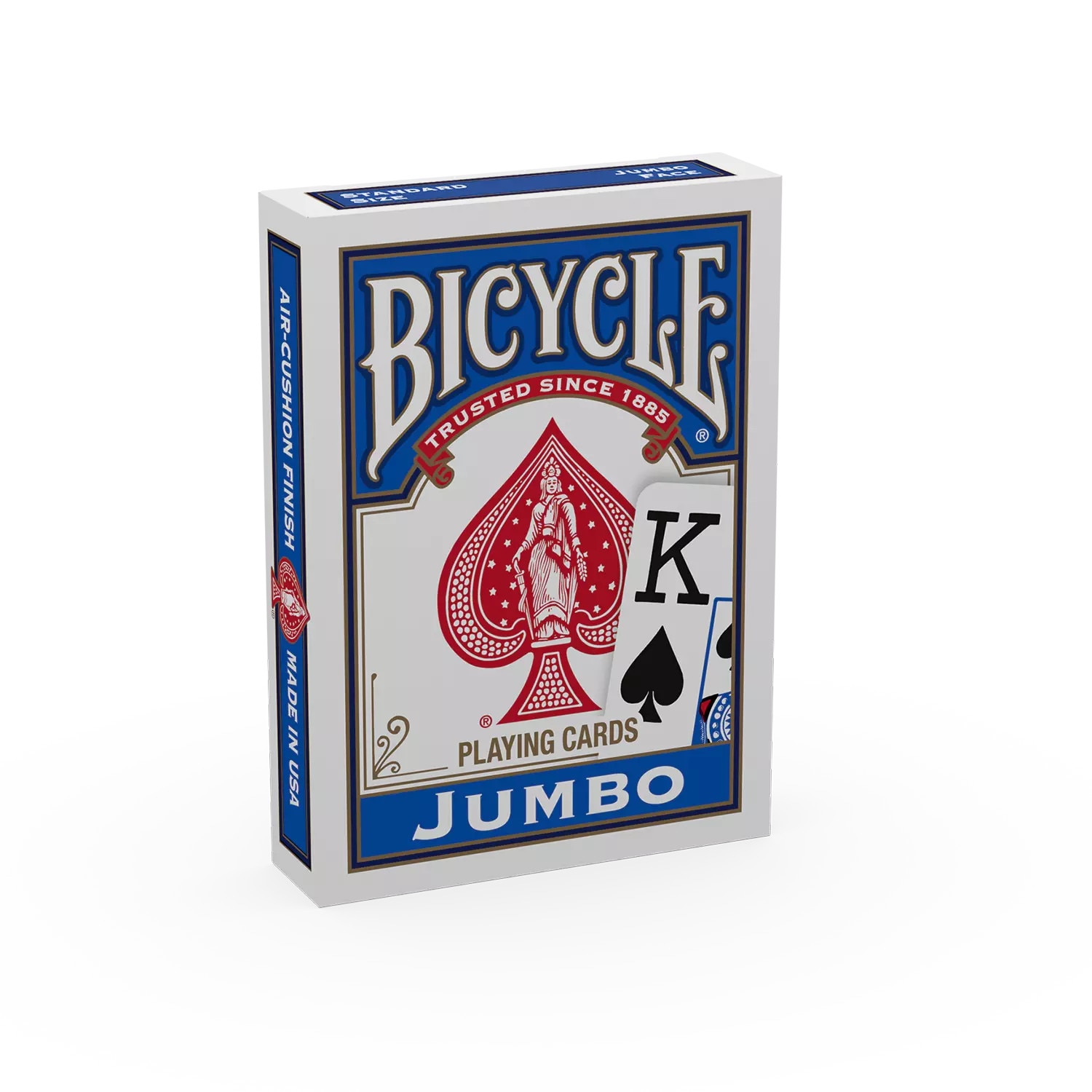 Bicycle&reg; Kartendeck - Rider Back Jumbo Index (blau) Kartenspiel Spielkarten Kartentricks Pokerkarten Single Deck - Bild 1
