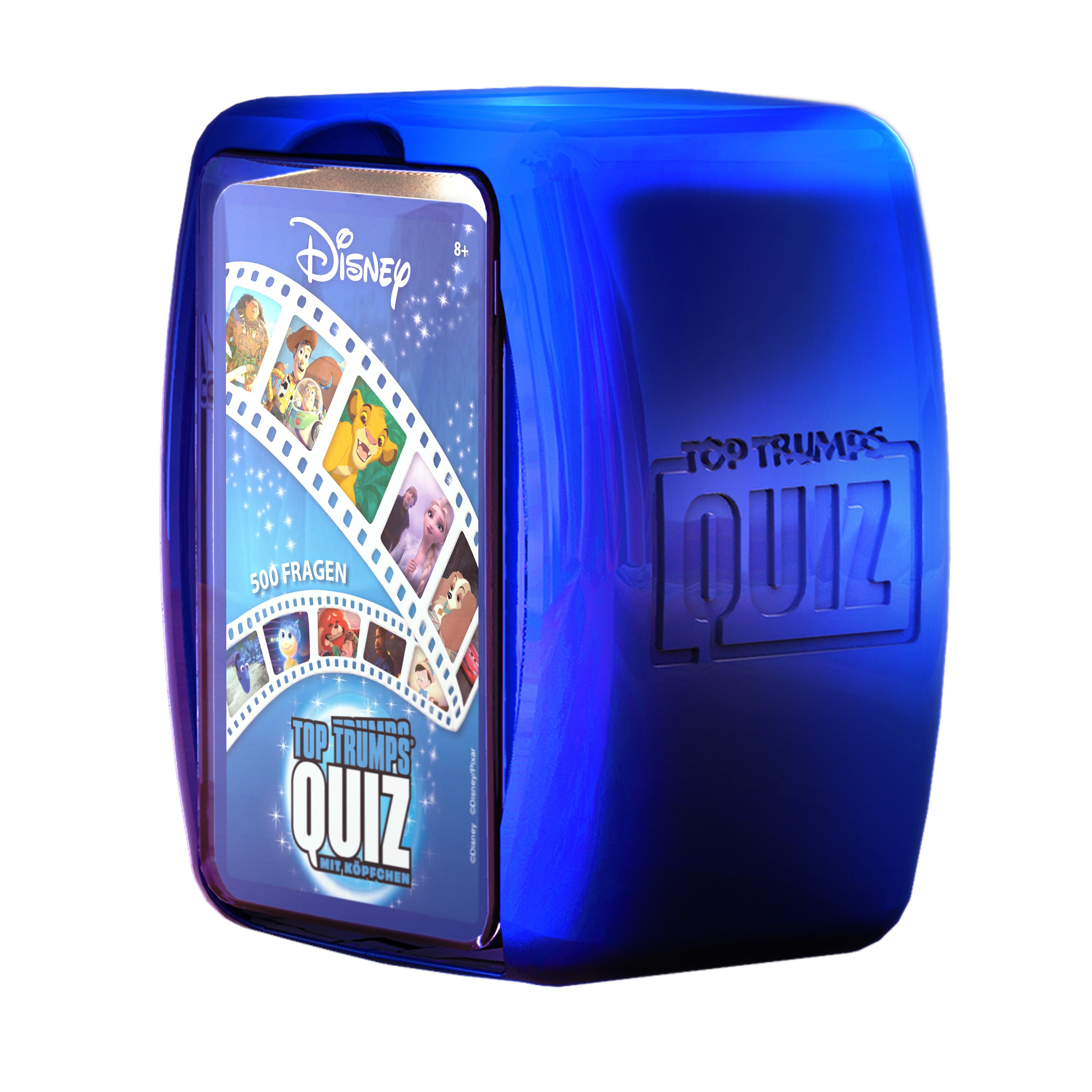 Top Trumps Quiz - Disney (Neuauflage im Metallic Case) Ratespiel Wissensspiel Fragespiel Gesellschaftsspiel - Bild 1