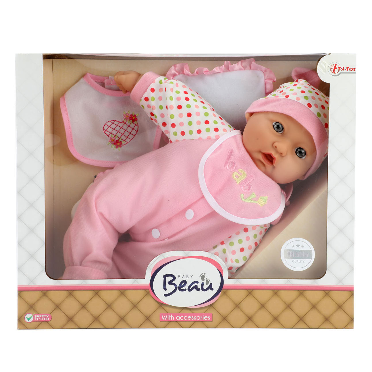 Toi-Toys BEAU Babypuppe 40&nbsp;cm realistisches Puppenspiel mit Zubeh&ouml;r (zuf&auml;llige Auswahl) - Bild 1
