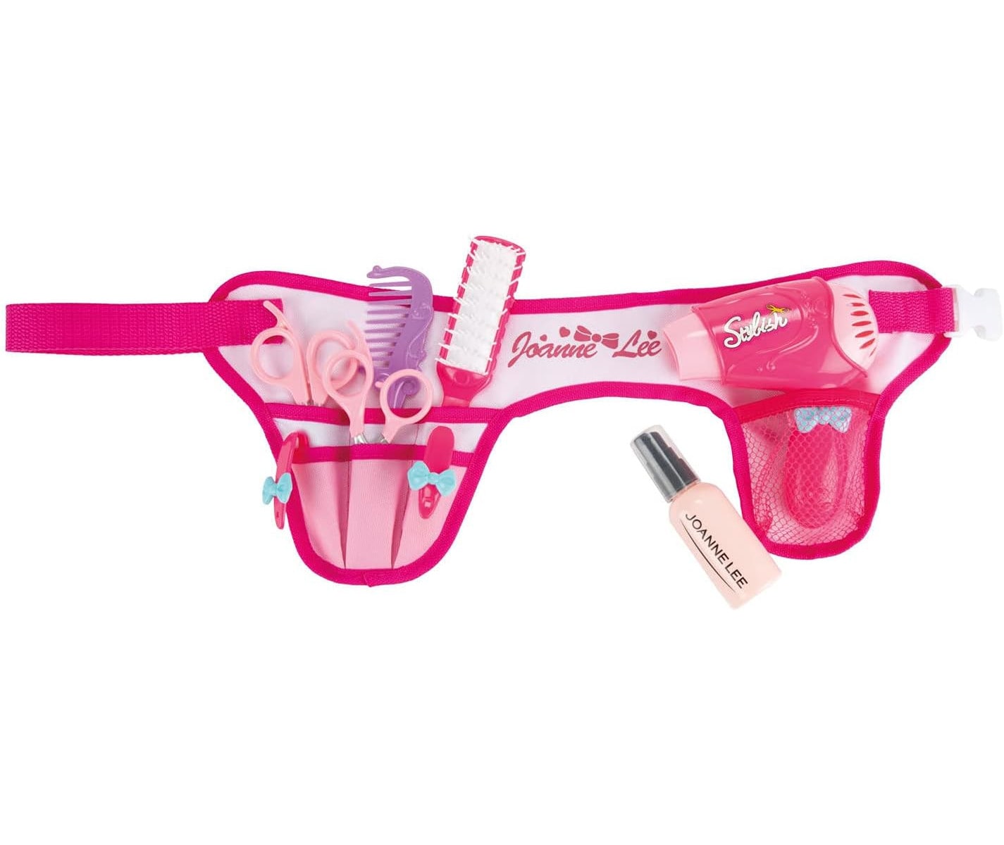 Toi-Toys 45972A - Glamour Shine Friseurset Friseur-G&uuml;rtel mit echtem F&ouml;hn Haare M&auml;dchen Friseuse - Bild 1