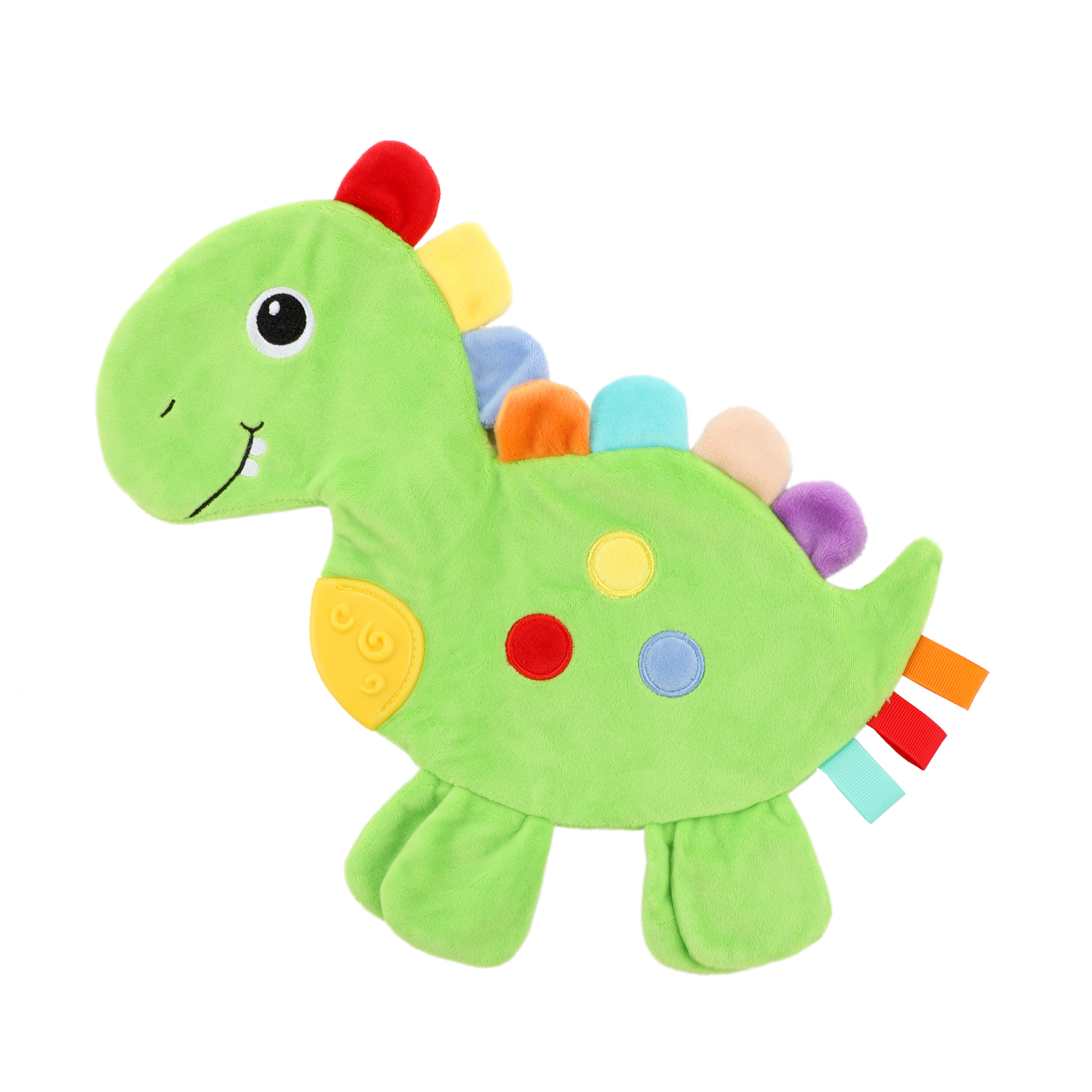 Toi-Toys LITTLE STARS Baby Knistertuch Dino Schmusetuch ab 0 Monaten Kuscheltuch Geschenk Babytuch - Bild 1