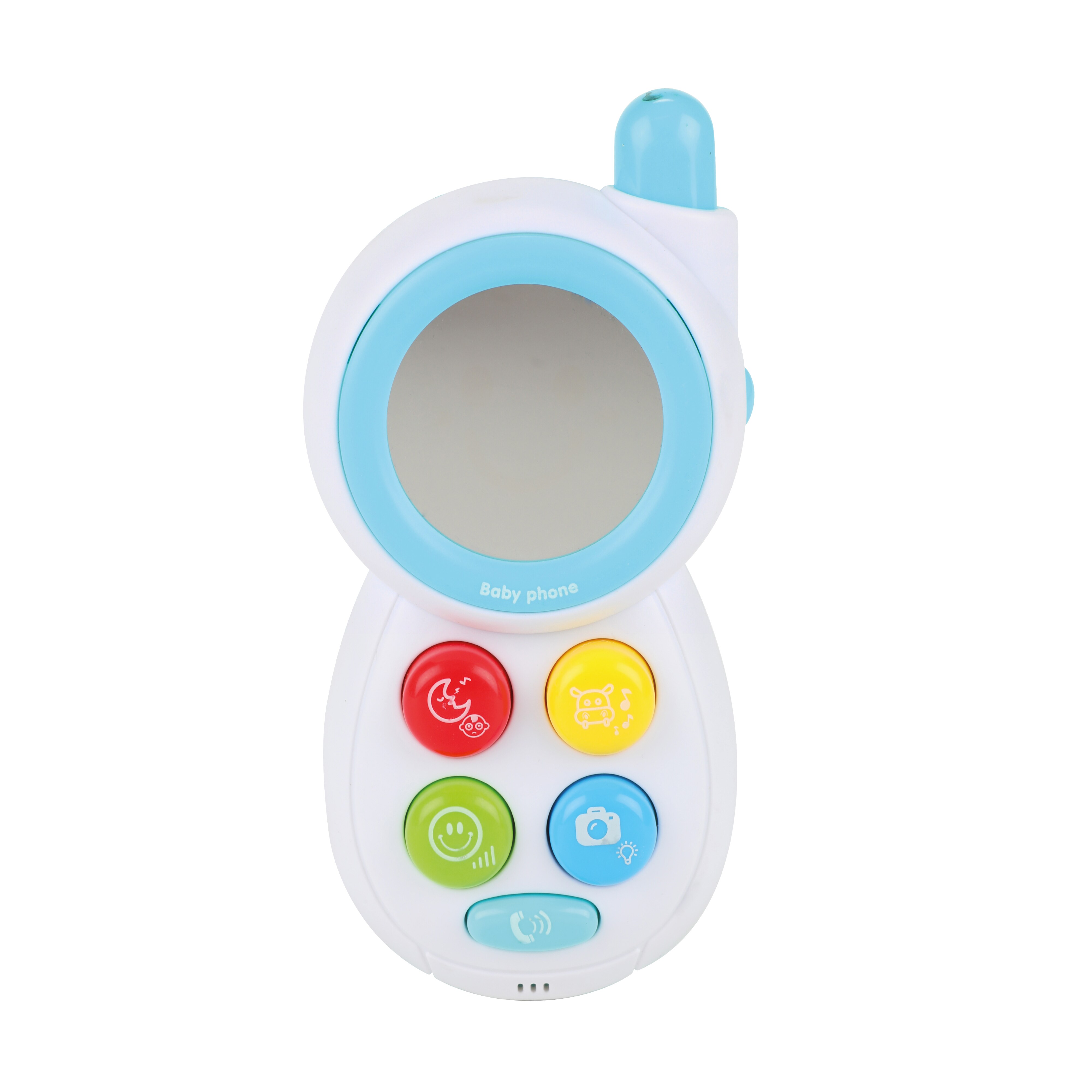 Toi-Toys LITTLE STARS Baby Telefon mit Spiegel, Licht & Sound &ndash; interaktives Spielzeug ab 0 Monaten - Bild 1
