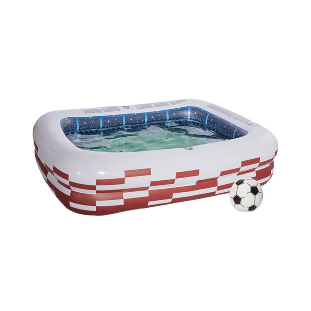 Happy People - Planschbecken - Family Pool Stadion (200x150x50cm) Fu&szlig;ballstadion Fu&szlig;ball WM EM - Bild 1