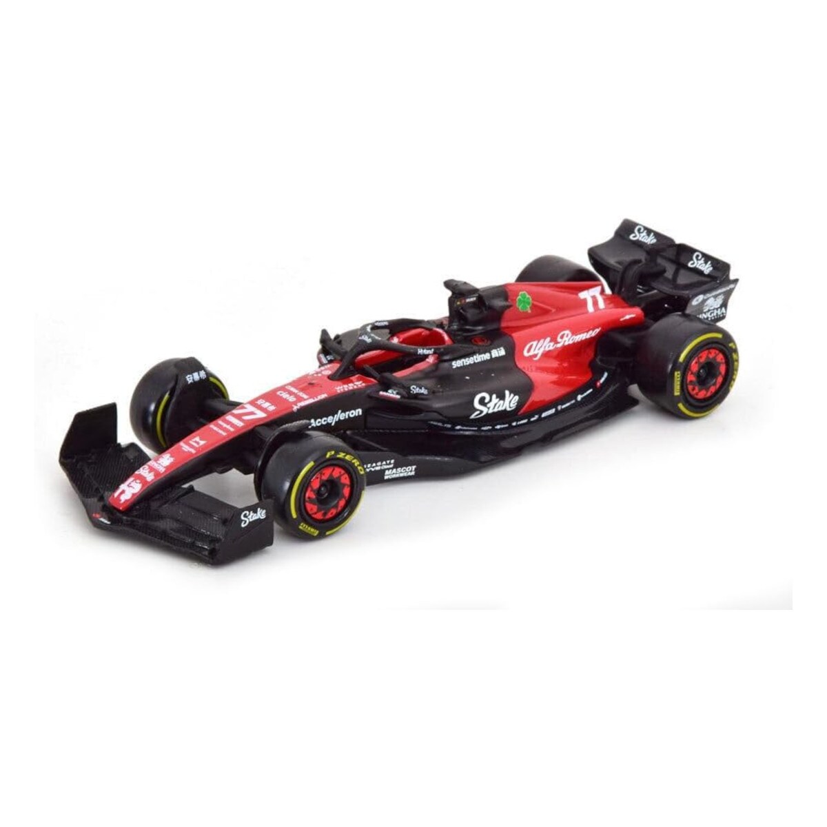 Bburago 18-38085B - Modellauto - F1 Alfa Romeo C43 '23 #77 Bottas (Ma&szlig;stab 1:43) Formel 1 - Bild 1