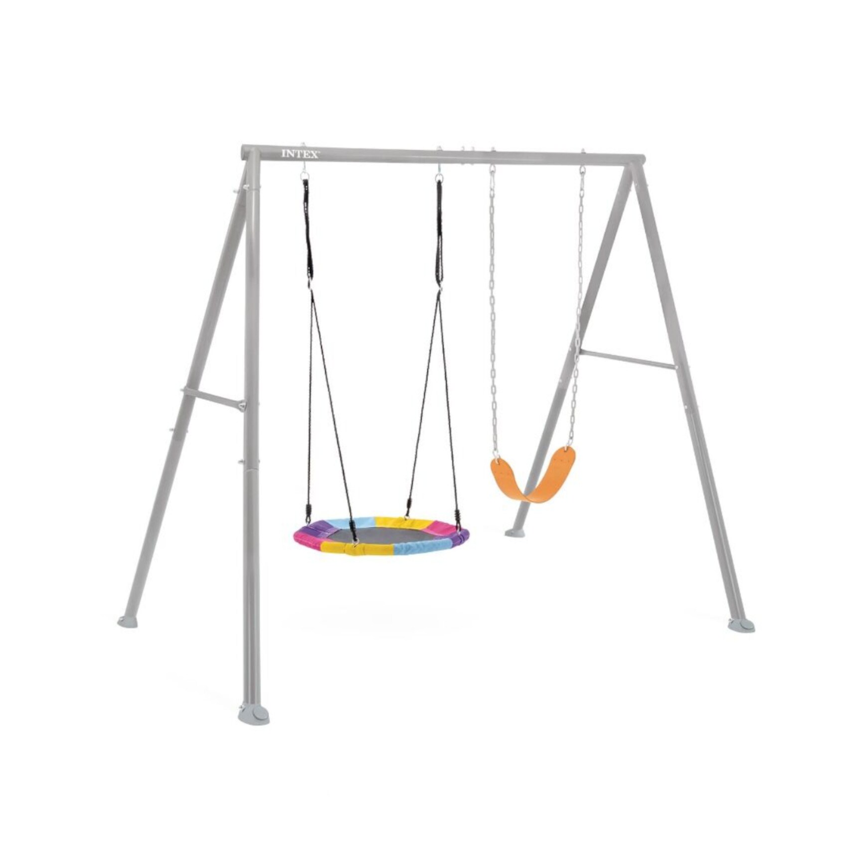 INTEX 44126 - 2er Schaukel-Set (267x254x211cm) Schaukel Stahlger&uuml;st - Bild 1