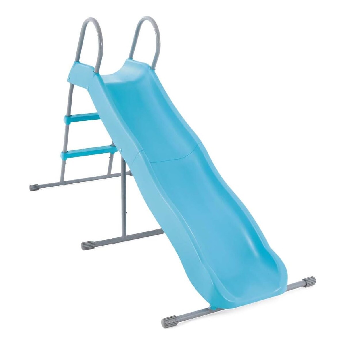 INTEX 44106 – Rutsche (blau, 196x84x119cm) Gartenrutsche Kinderrutsche Slide freistehend | 06941057426501