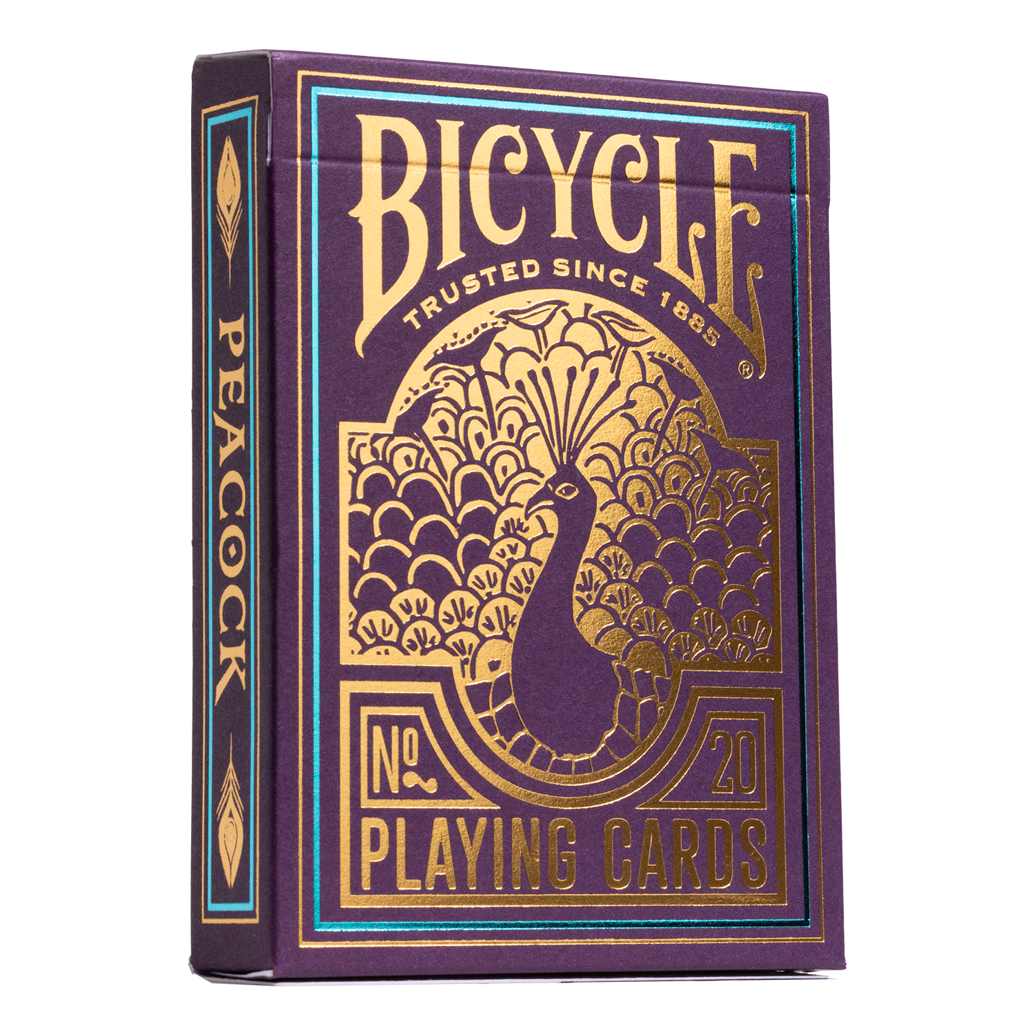 Bicycle&reg; Kartendeck - Purple Peacock Kartenspiel Spielkarten Pokerkarten Single Deck - Bild 1