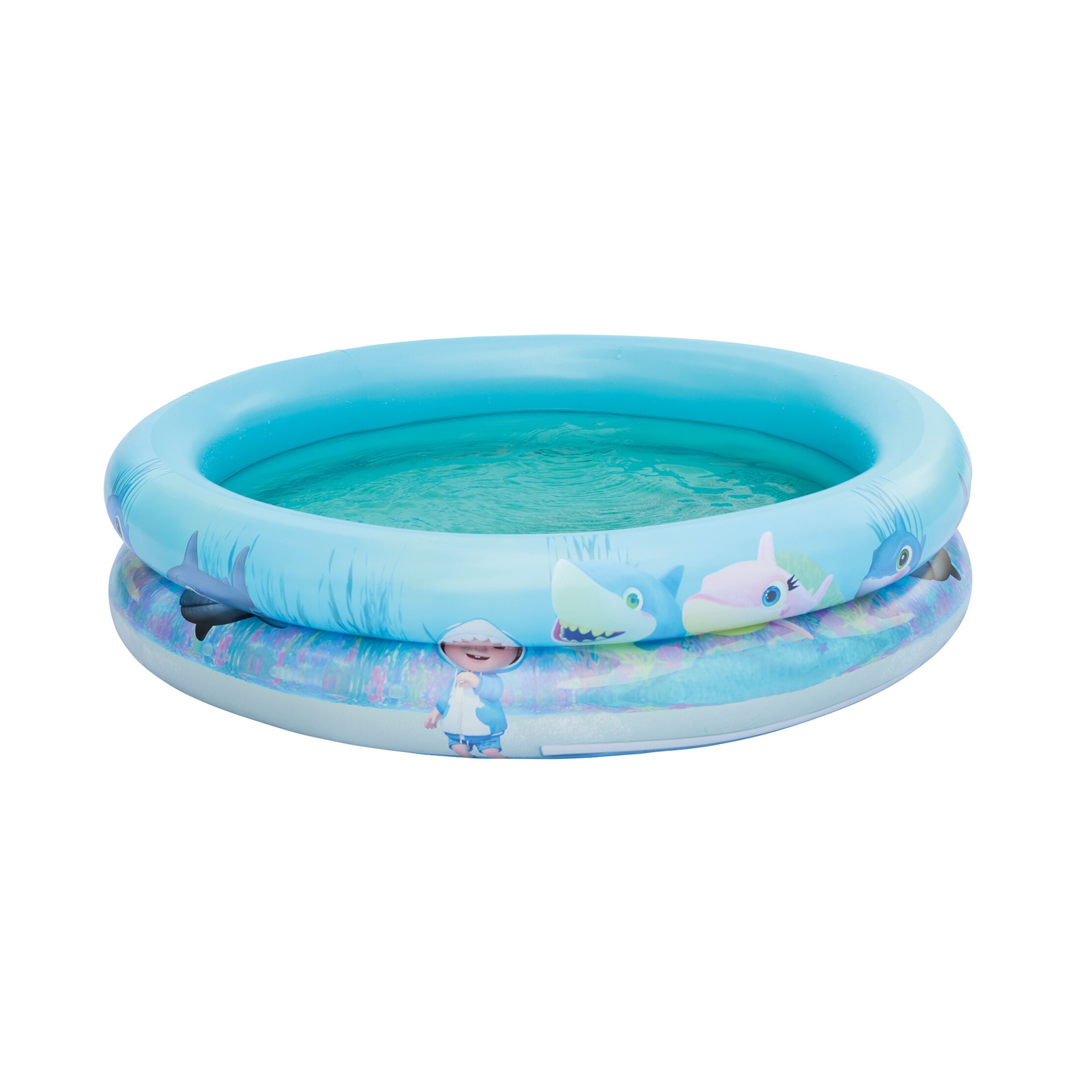 Happy People - Planschbecken - Cocomelon 2-Ring-Pool (100x23cm) Babypool Kinder planschen - Bild 1