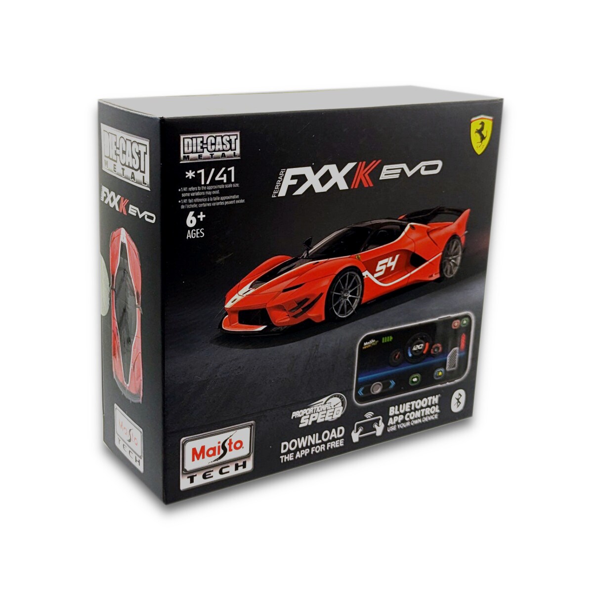 Maisto Tech 82650 - Ferngesteuertes Auto - Ferrari FXX K EVO (11cm, Ma&szlig;stab 1:41) - Bild 1