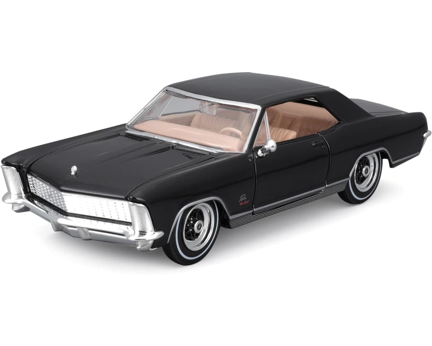 Maisto 31214 - Modellauto - Buick Riviera (schwarz, Ma&szlig;stab 1:24) Modell Auto Spielzeugauto - Bild 1