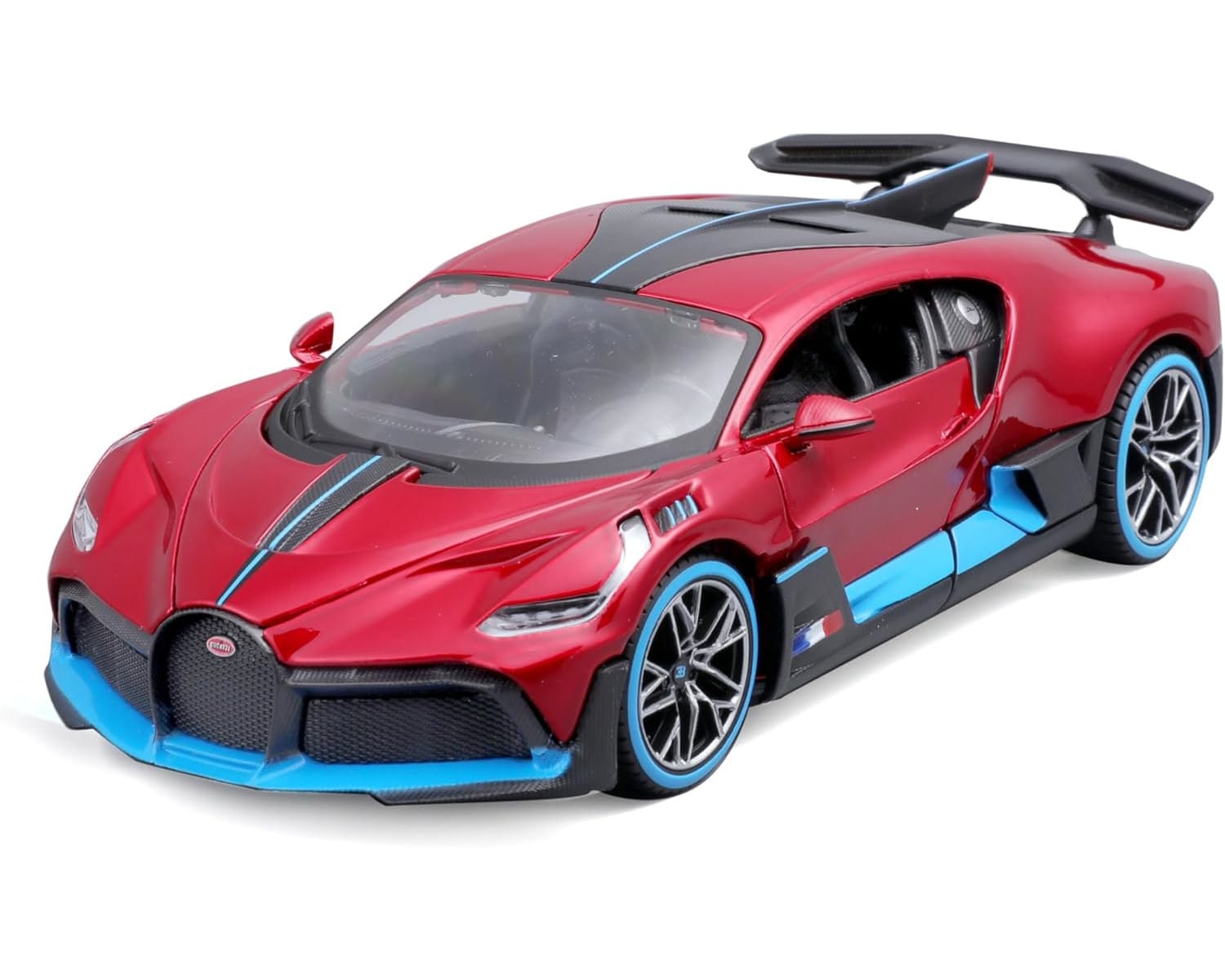 Maisto 31526 - Modellauto - Bugatti Divo (rot, Ma&szlig;stab 1:24) Modell Auto Spielzeugauto - Bild 1