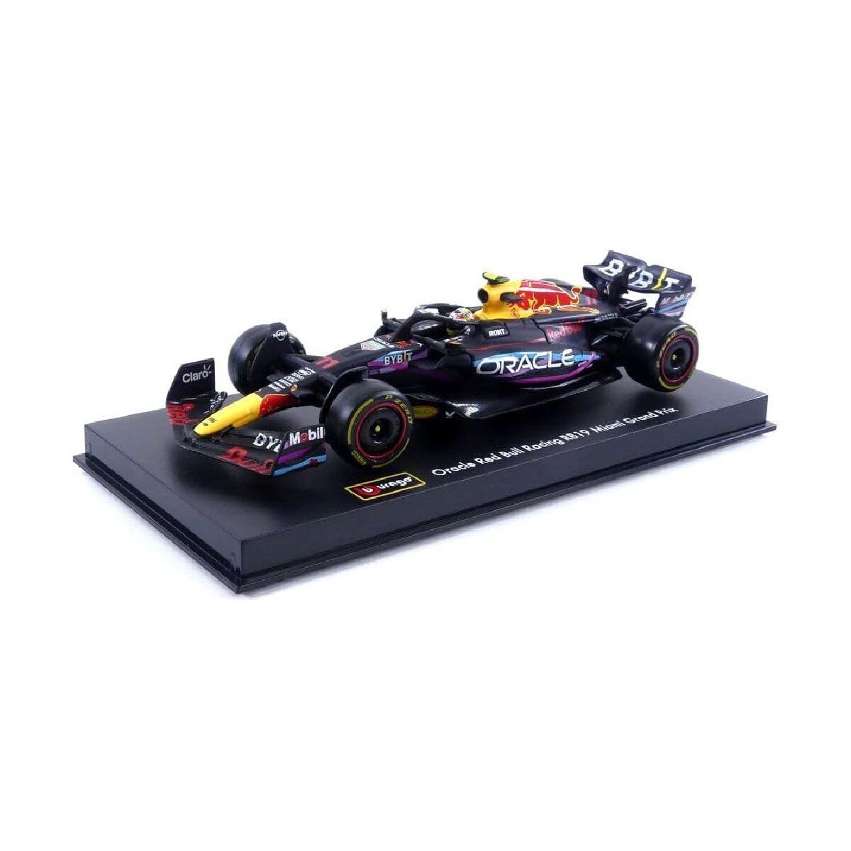Bburago 18-38083P1 - Modellauto - F1 Red Bull RB19 '23 #11 Perez Miami GP (mit Helm, Ma&szlig;stab 1:43) - Bild 1