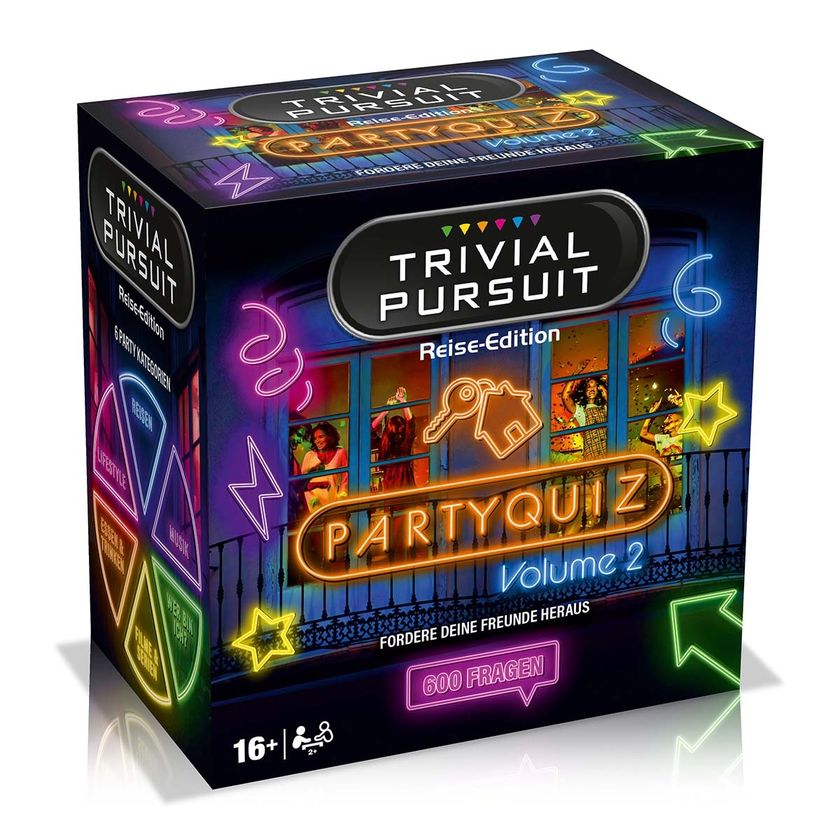 Trivial Pursuit - Partyquiz Vol 2 (deutsch) Wissens Spiel Quiz Ratespiel Gesellschaftsspiel deutsch - Bild 1