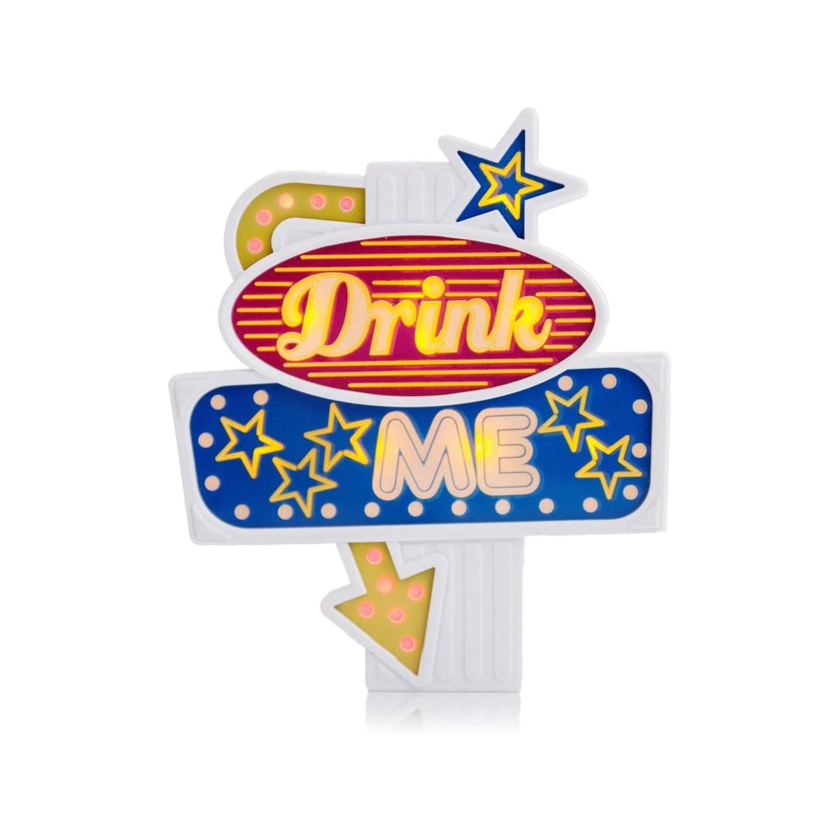 Suck UK - Blinkender Flaschenaufsatz - Drink Me - Bottle Topper Geschenk Flasche verschenken Party - Bild 1