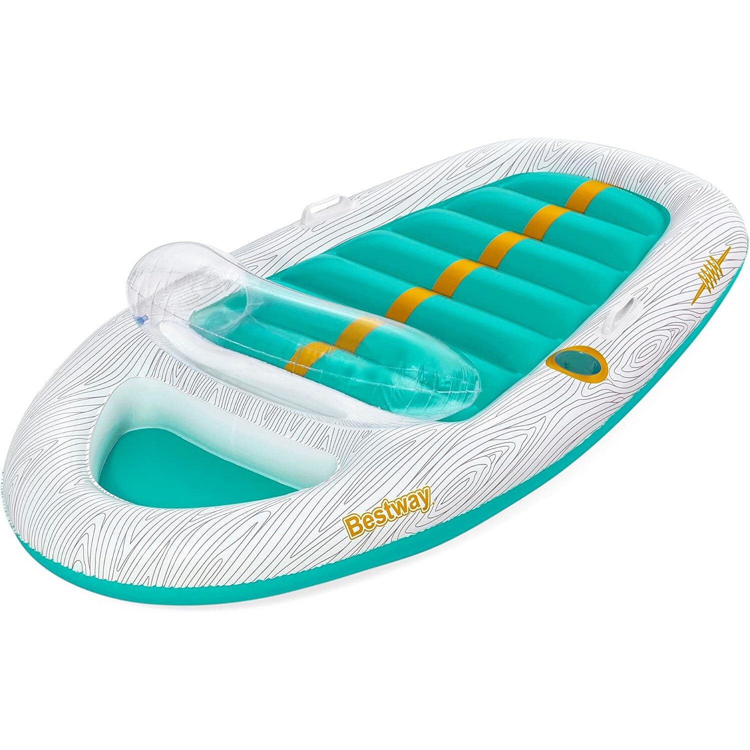 Bestway - Luftmatratze - Vacation Yacht Lounge (216x117cm) Getr&auml;nkehalter R&uuml;ckenlehne - Bild 1