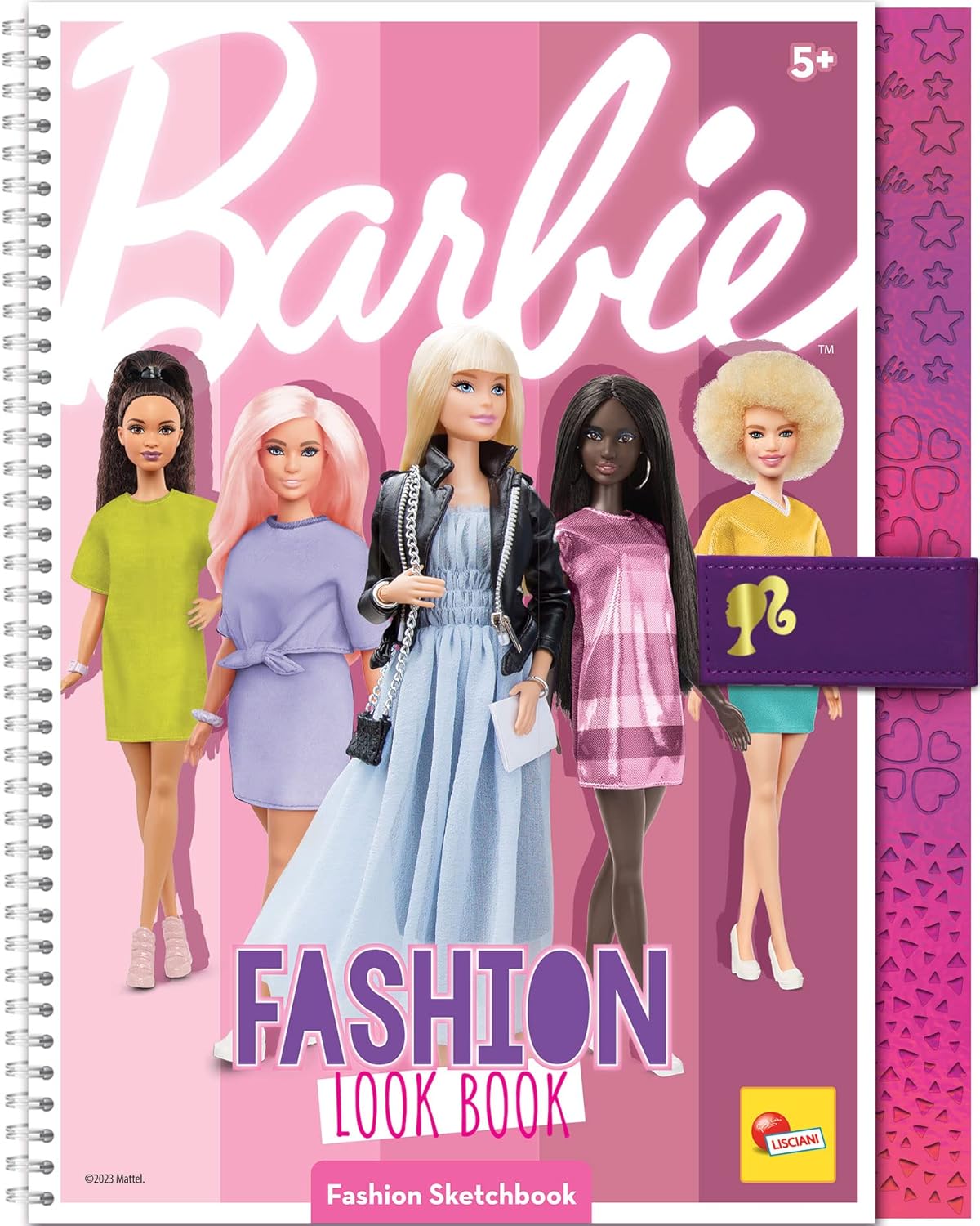 Lisciani 12677 - Barbie - Fashion Trend Look Book Kreativset Malbuch Kreativbuch f&uuml;r M&auml;dchen - Bild 1