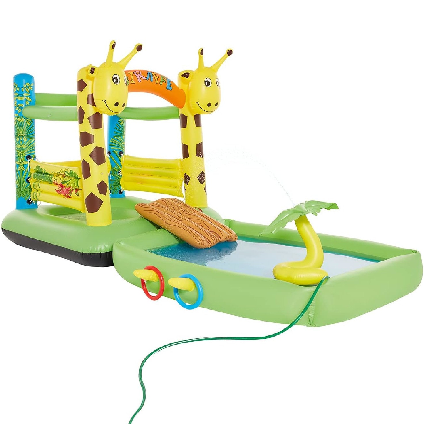 Happy People - Wehncke H&uuml;pfburg und Spielpool Spielburg - Giraffe mit Rutsche - Bild 1