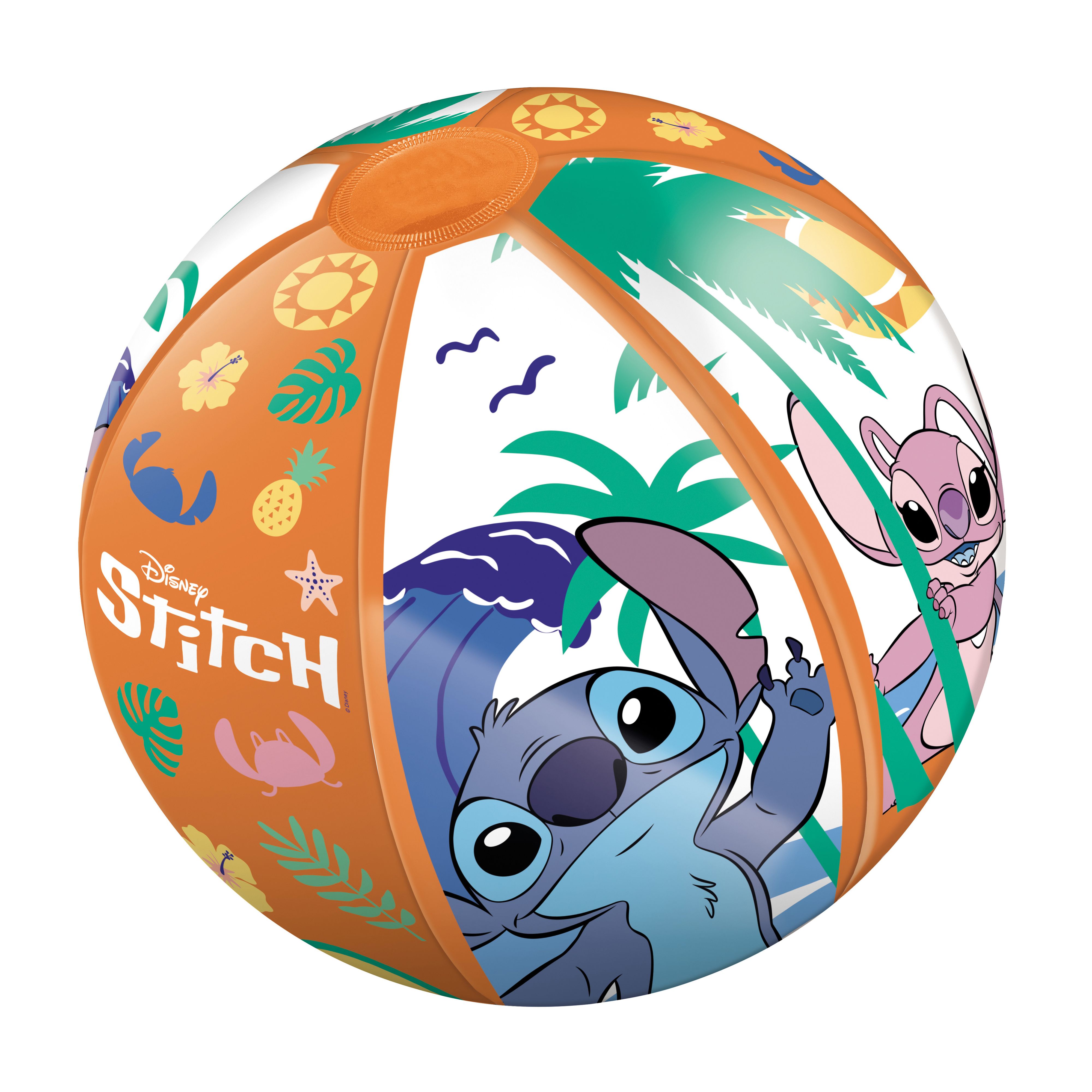 Happy People - Disney Stitch - Strandball (&Oslash; 50cm) Wasserball Spielball Ball Kinder Badespa&szlig; - Bild 1