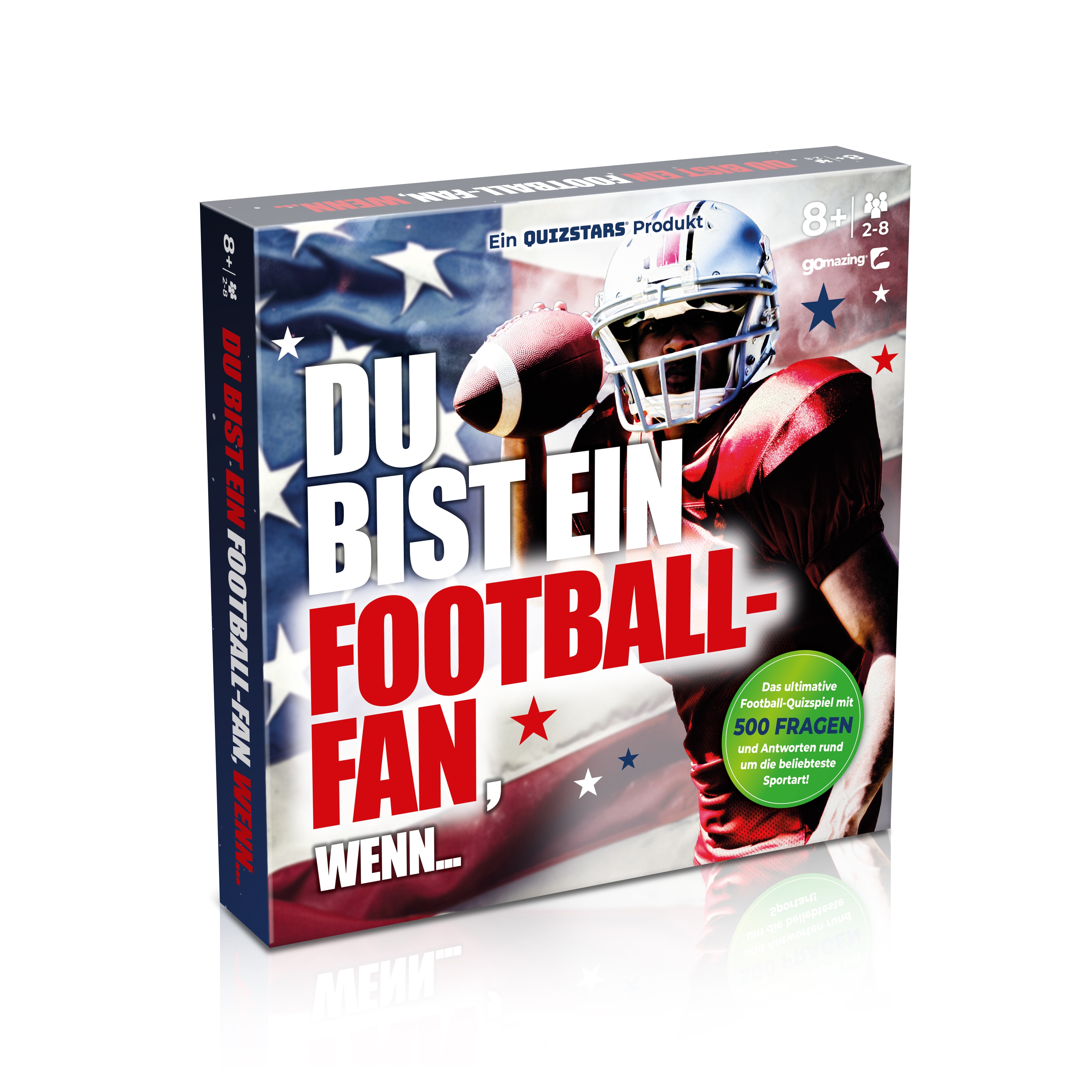 Quizspiel Du bist ein Football-Fan, wenn &ndash; 500 Fragen & Antworten NFL Wissen 2&ndash;8 Spieler - Bild 1