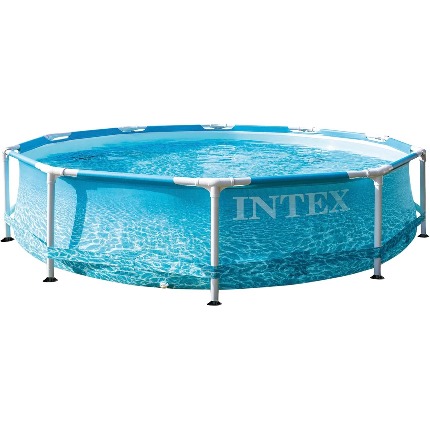 INTEX 28206NP - Frame Pool - Beachside (305x76cm) Framepool Gartenpool Aufstellpool - Bild 1