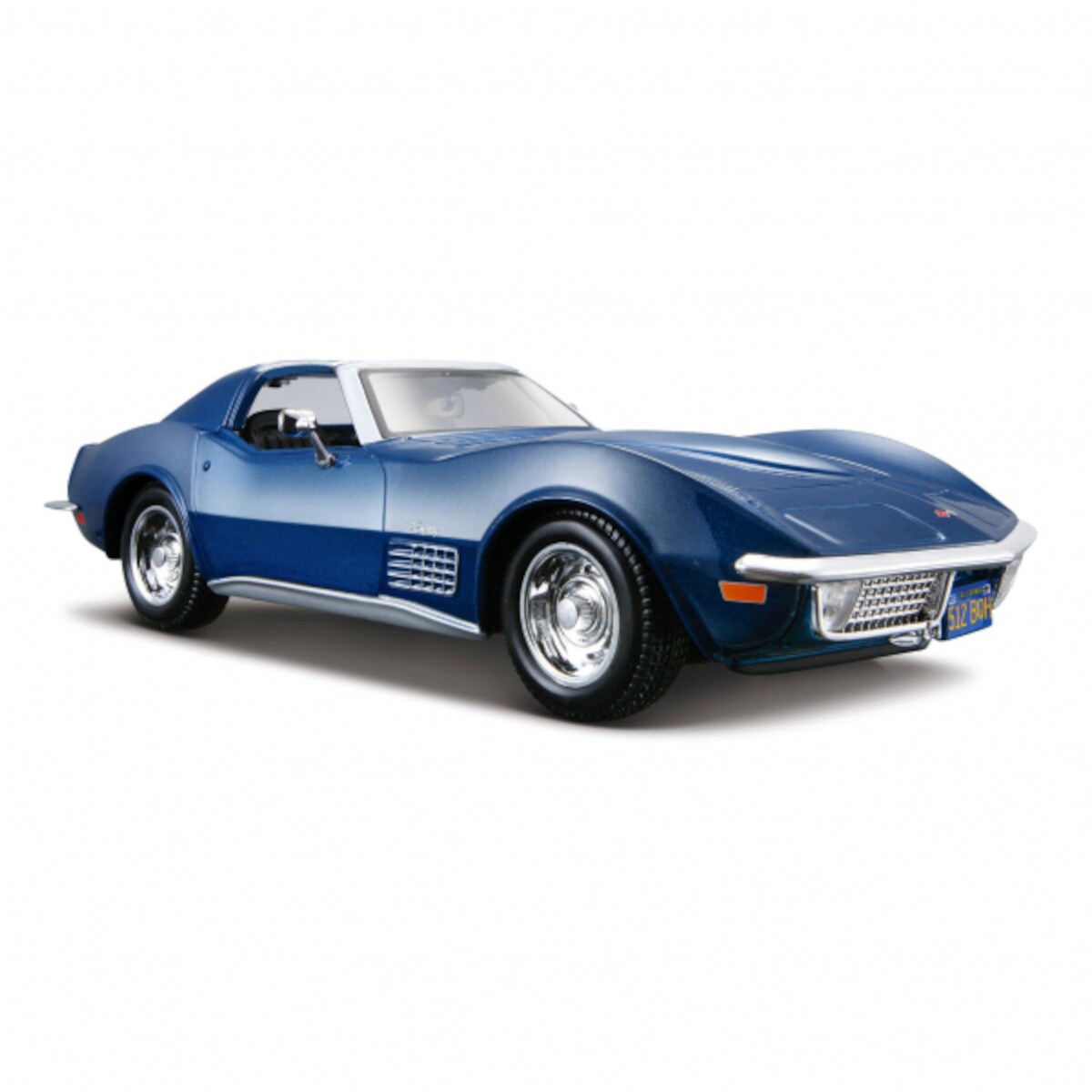 Maisto 31202 - Modellauto - Chevrolet Corvette 70 (blau, Ma&szlig;stab 1:24) - Bild 1