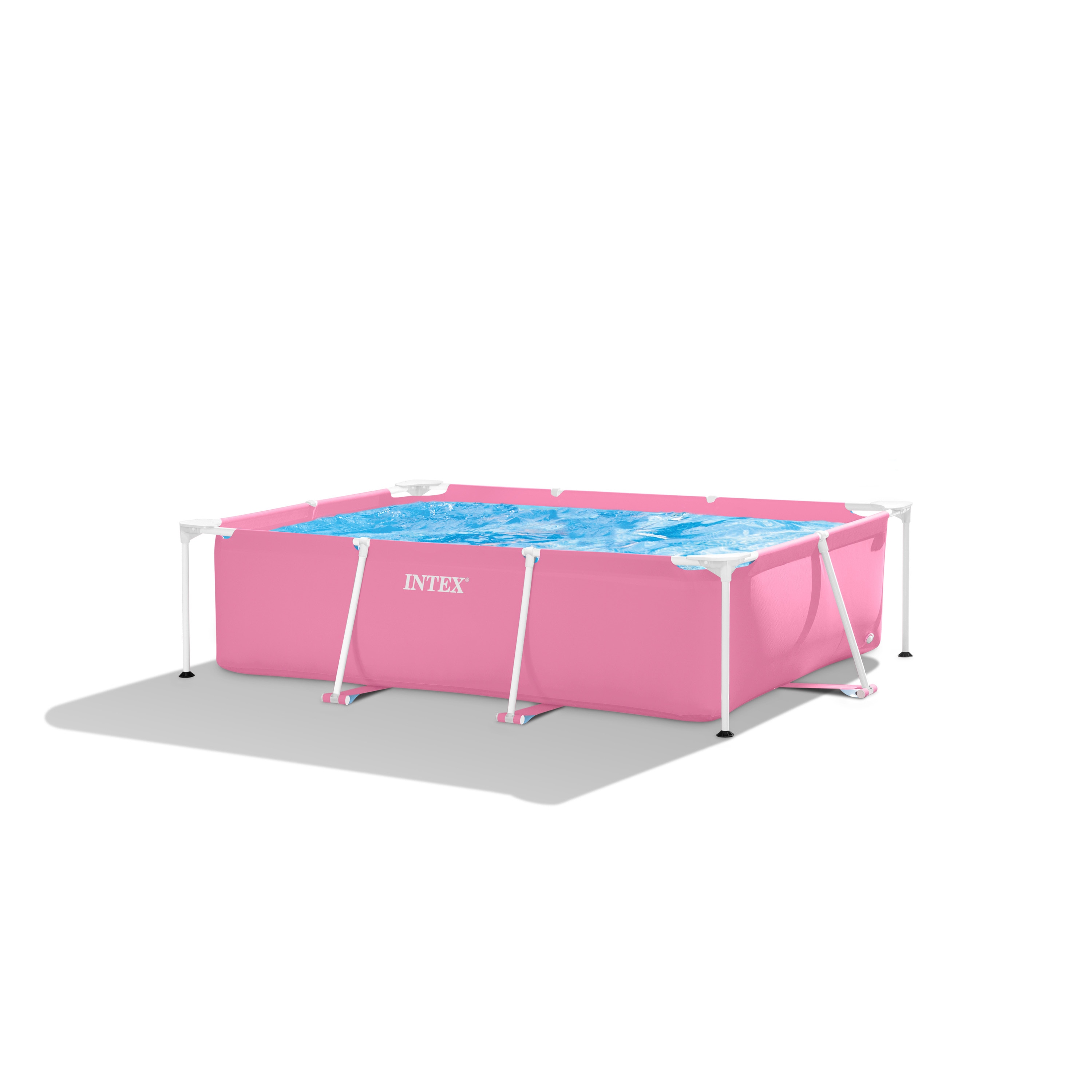 INTEX 28266NP - Pink Rectangular Frame Pool (220x150x60cm) Swimmingpool Planschbecken - Bild 1