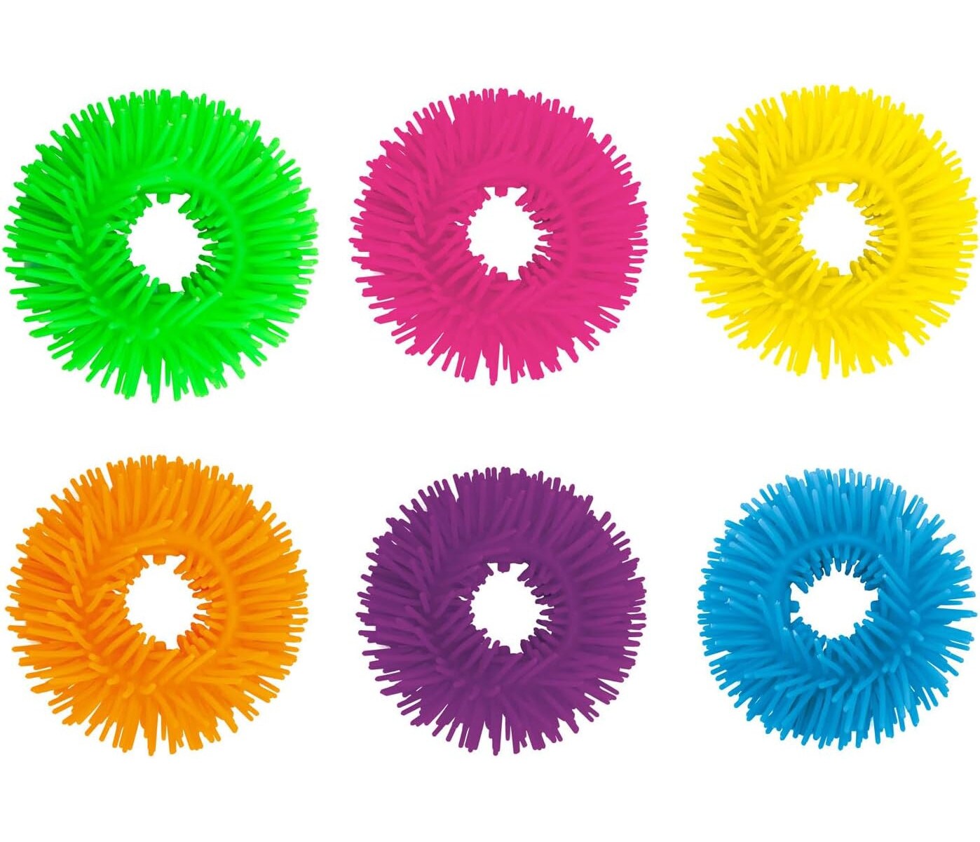 Toi-Toys - PUFFERZ Pufferarmband (13cm) weich elastisch Armband Stressball orange - Bild 1