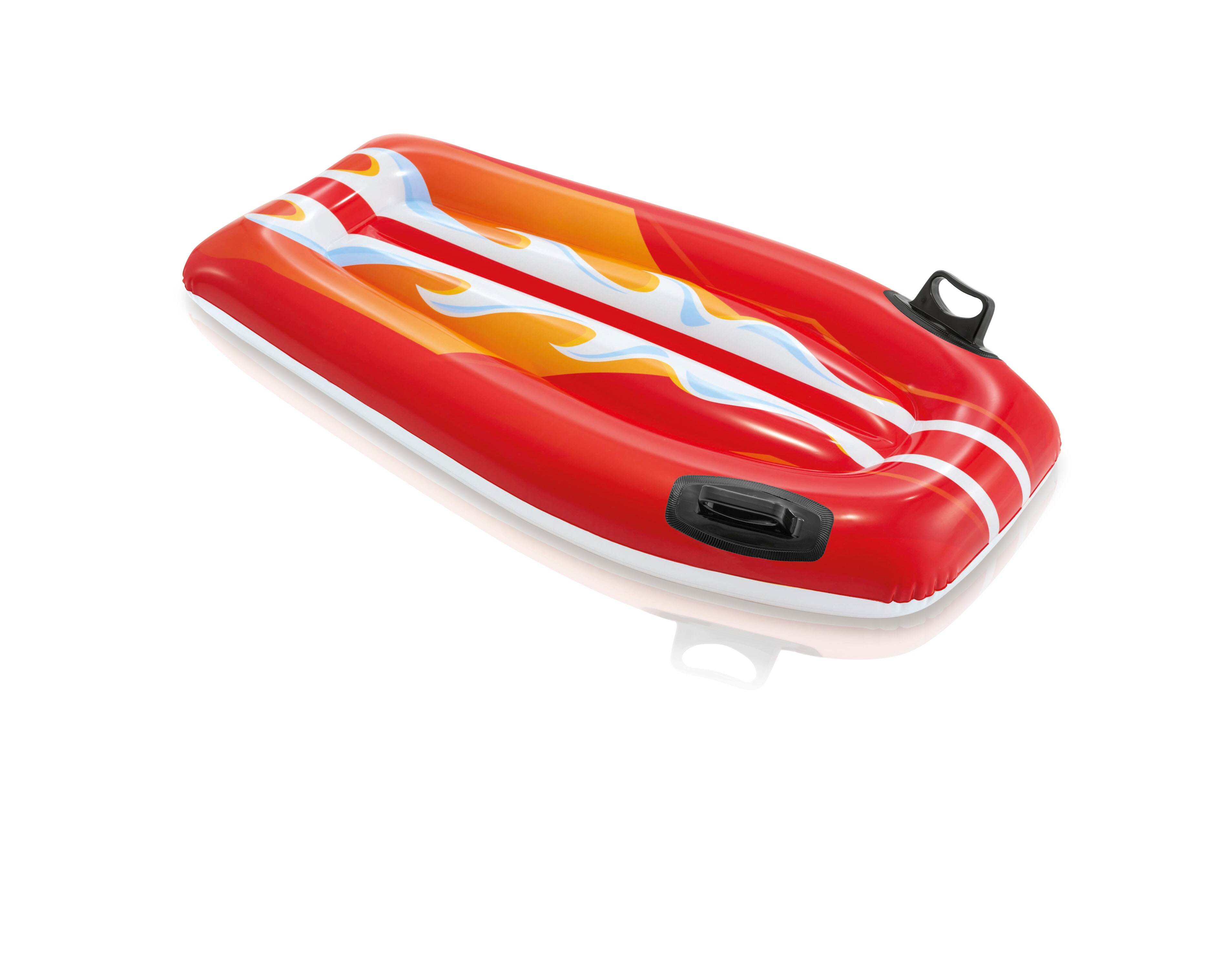 INTEX 58165NP Bodyboard Joy Rider 112x62cm Kinder ab 6 Jahren mit Griffen rot - Bild 1