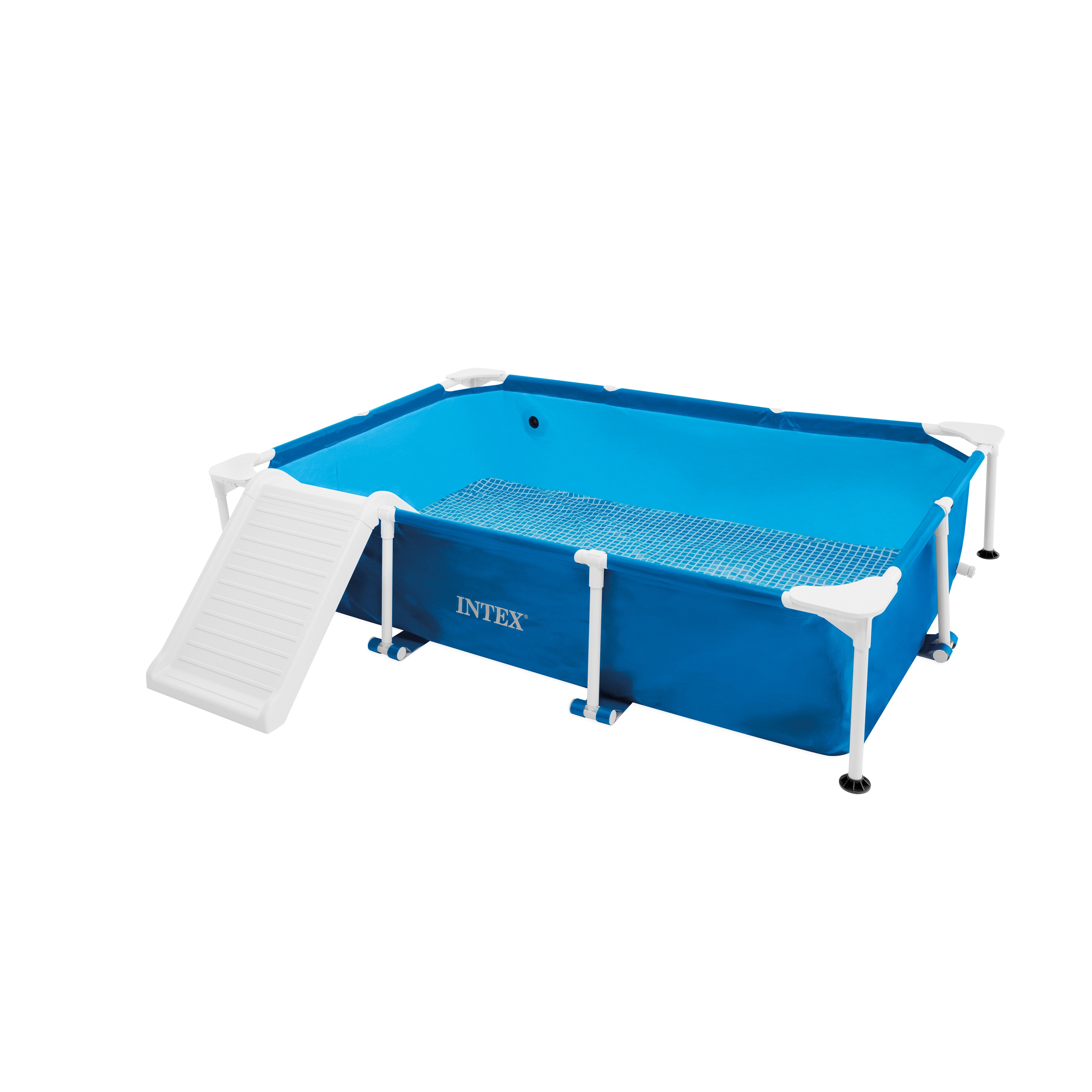 INTEX 48404GN - Hundepool Set (229x152x45,7cm) inkl. Filterpumpe, Rampe & Abdeckung - Bild 1