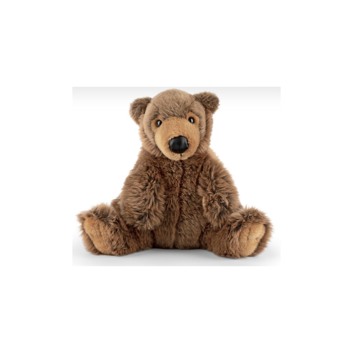 Living Nature Braunb&auml;r 24cm  ohne Sound Kuscheltier Pl&uuml;schtier Kinder Tiere B&auml;r - Bild 1