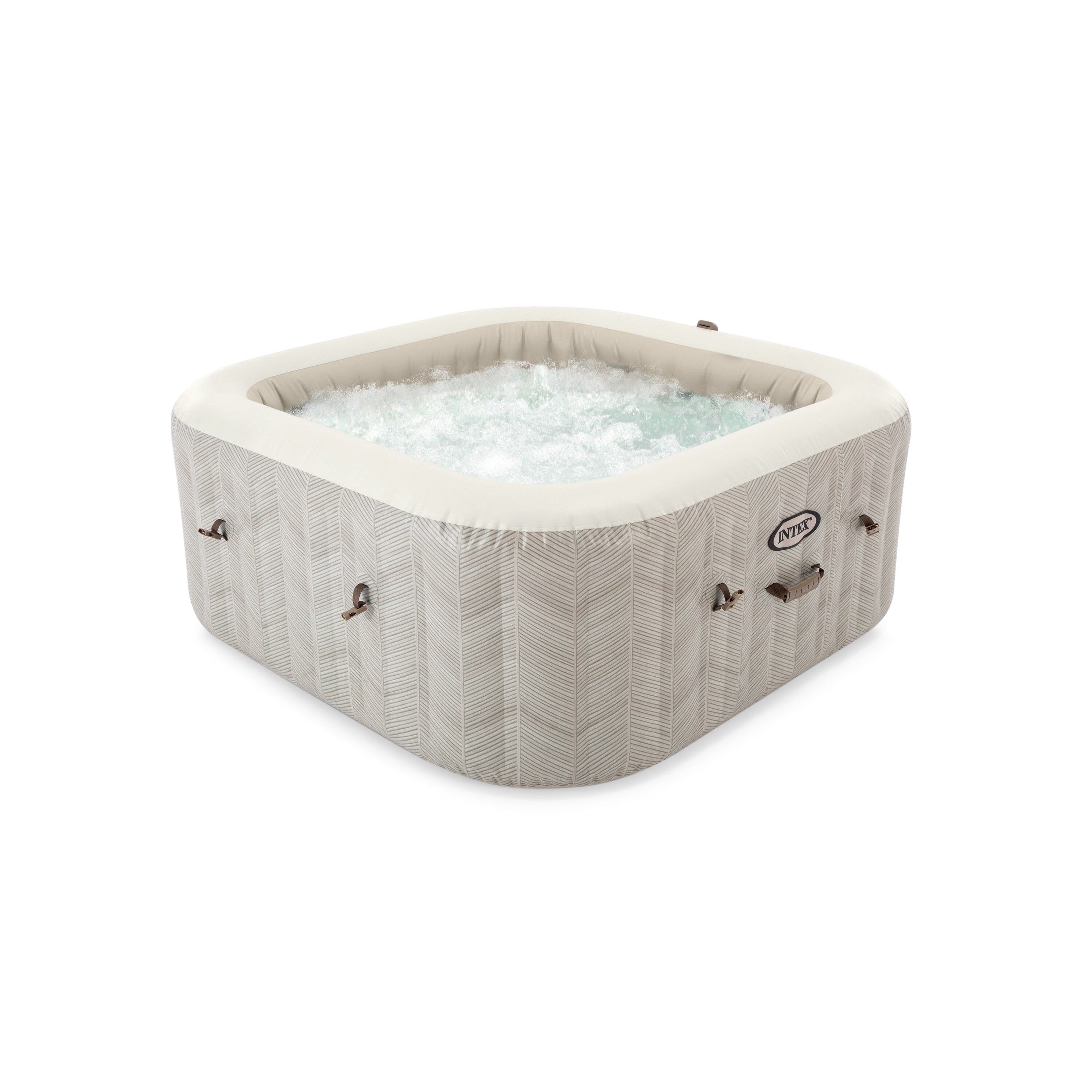 INTEX 28472NP - Whirlpool - Chevron Deluxe Square Bubble (196x196cm) f&uuml;r 6 Personen - Bild 1