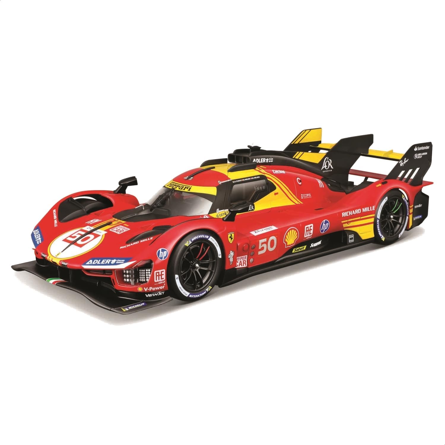 Bburago 18-26312 Ferrari 499P LMH #50 LeMans 2024 Modellauto 1:24 Rennauto - Bild 1