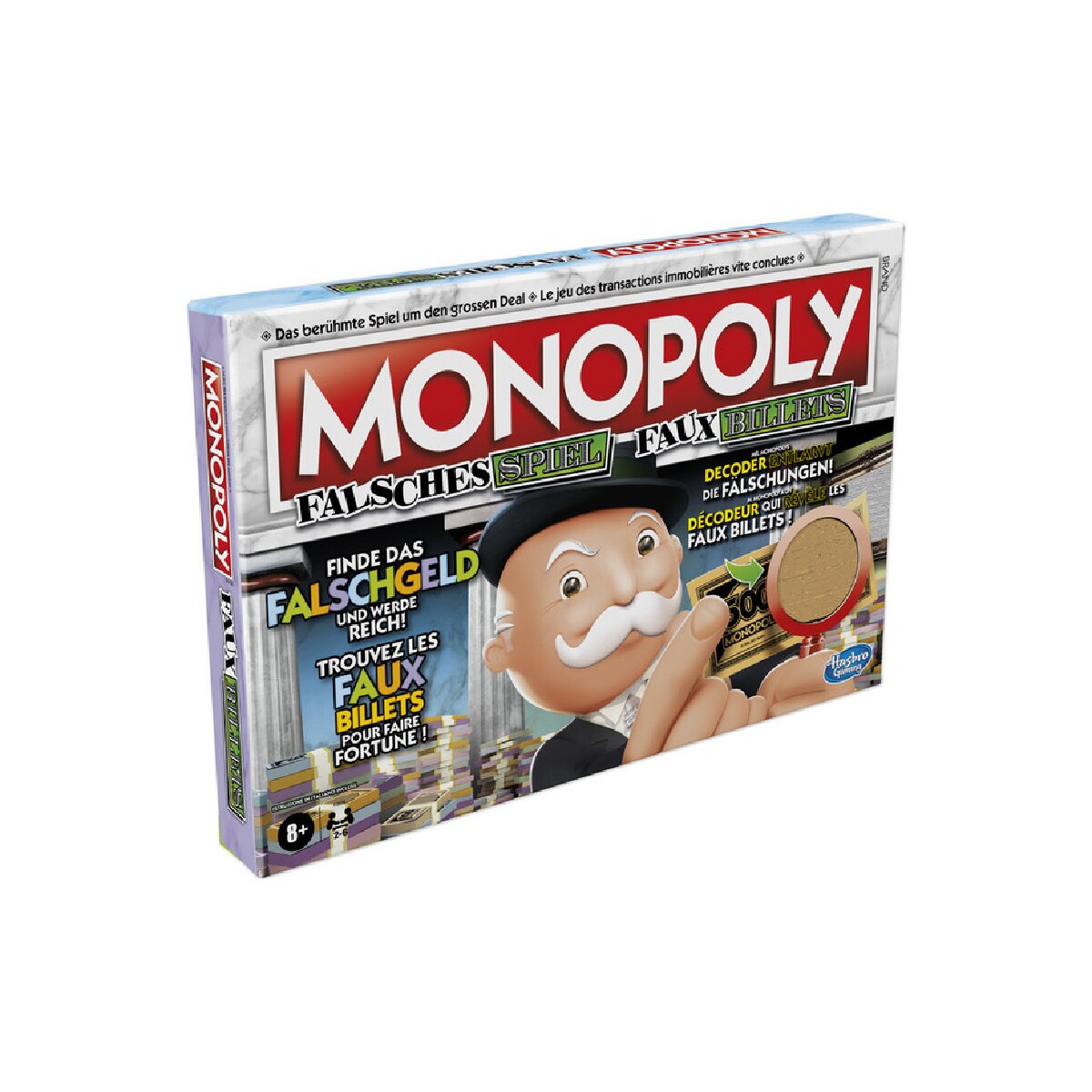 Hasbro - Brettspiel - Monopoly Falsches Spiel (deutsch/franz&ouml;sisch) Gesellschaftsspiel - Bild 1