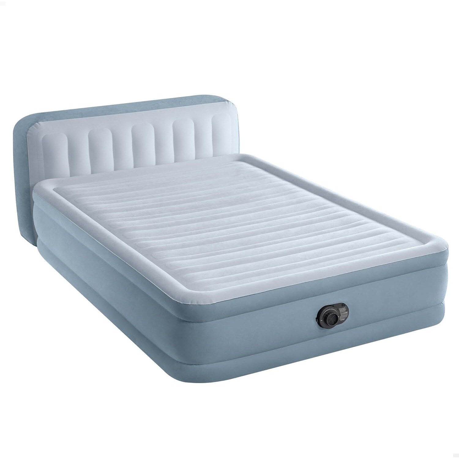 INTEX 64450ND Luftbett DuraBeam Headboard Queen 236x152x86cm mit Pumpe Gästebett | 06941057428949