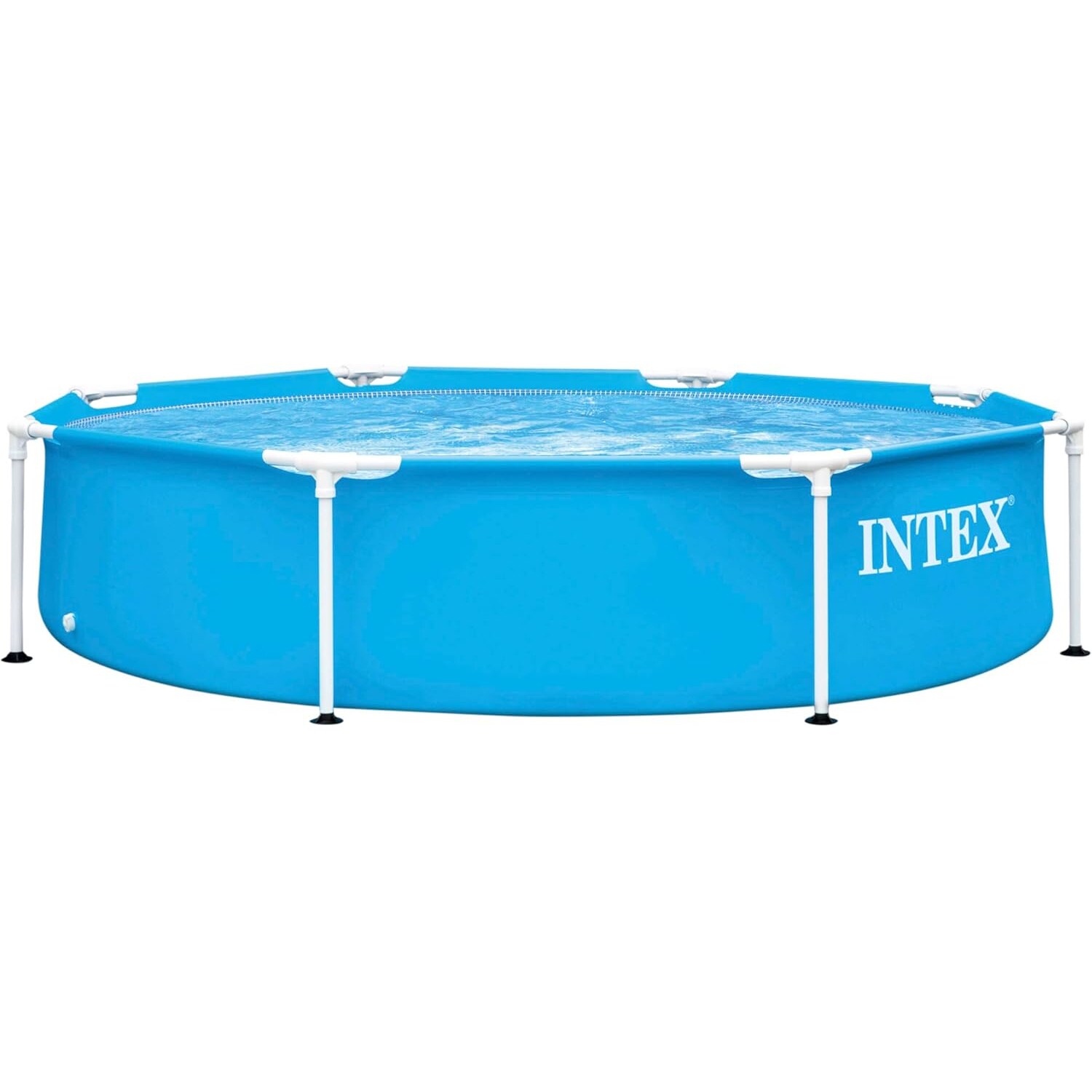 INTEX Frame Pool 28205NP &Oslash;244x51cm &ndash; Aufstellpool mit Metallrahmen robust Gartenpool - Bild 1