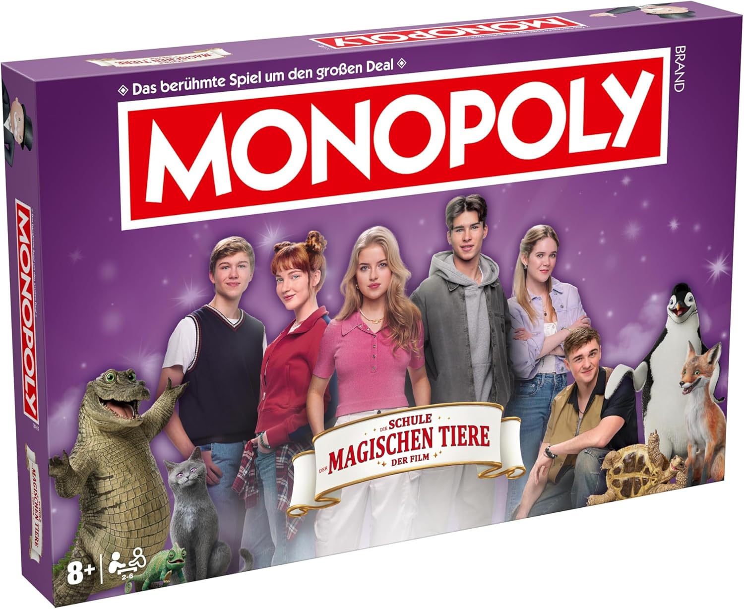 Monopoly Schule der magischen Tiere Brettspiel Deutsch 8+ Gesellschaftsspiel - Bild 1