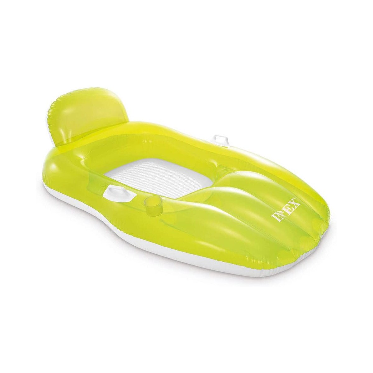 INTEX 56805EU - Luftmatratze - Lounge Chill N' Float (163x104cm) Poolmatratze gr&uuml;n - Bild 1