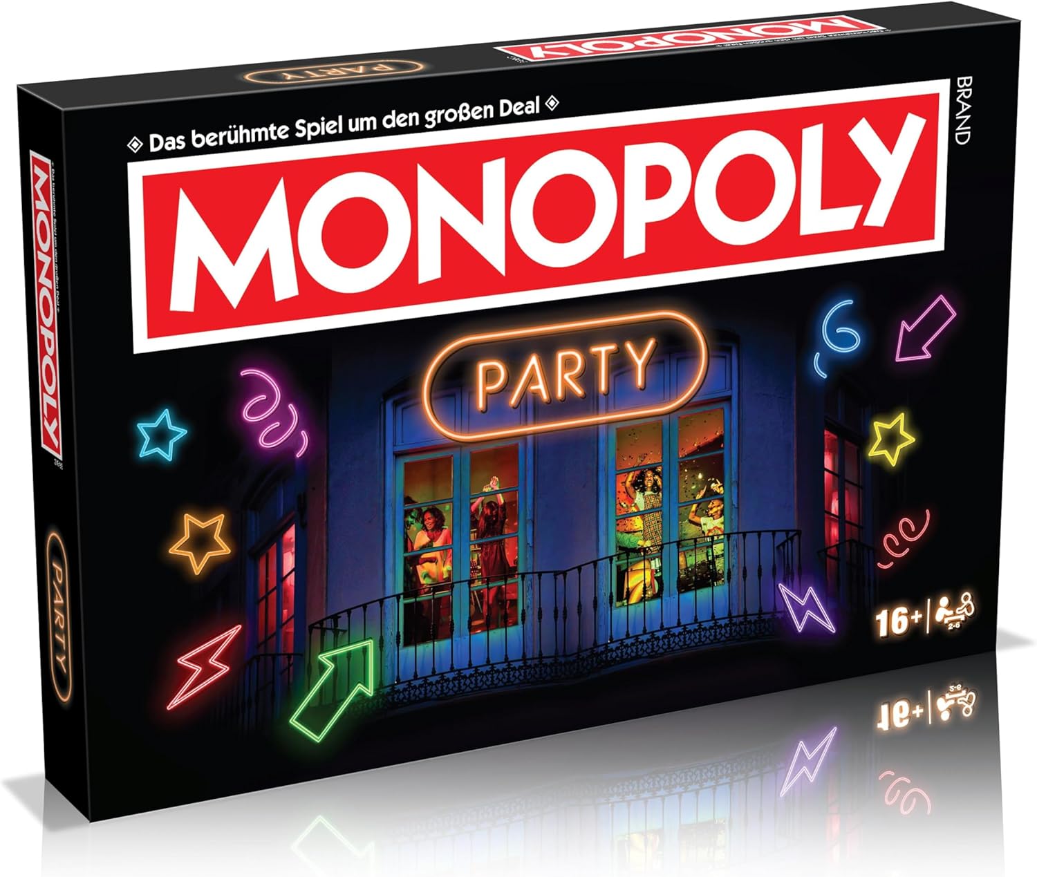Monopoly Party - Brettspiel f&uuml;r 2-6 Spieler ab 16 Jahren deutsche Edition - Bild 1