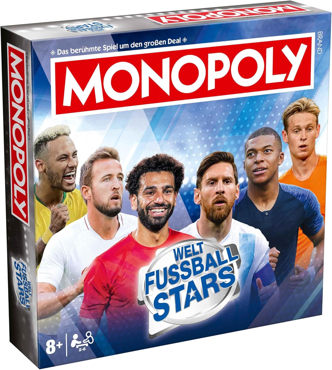 Winning Moves Monopoly Weltfu&szlig;ball Stars Brettspiel ab 8 Jahren Deutsch - Bild 1