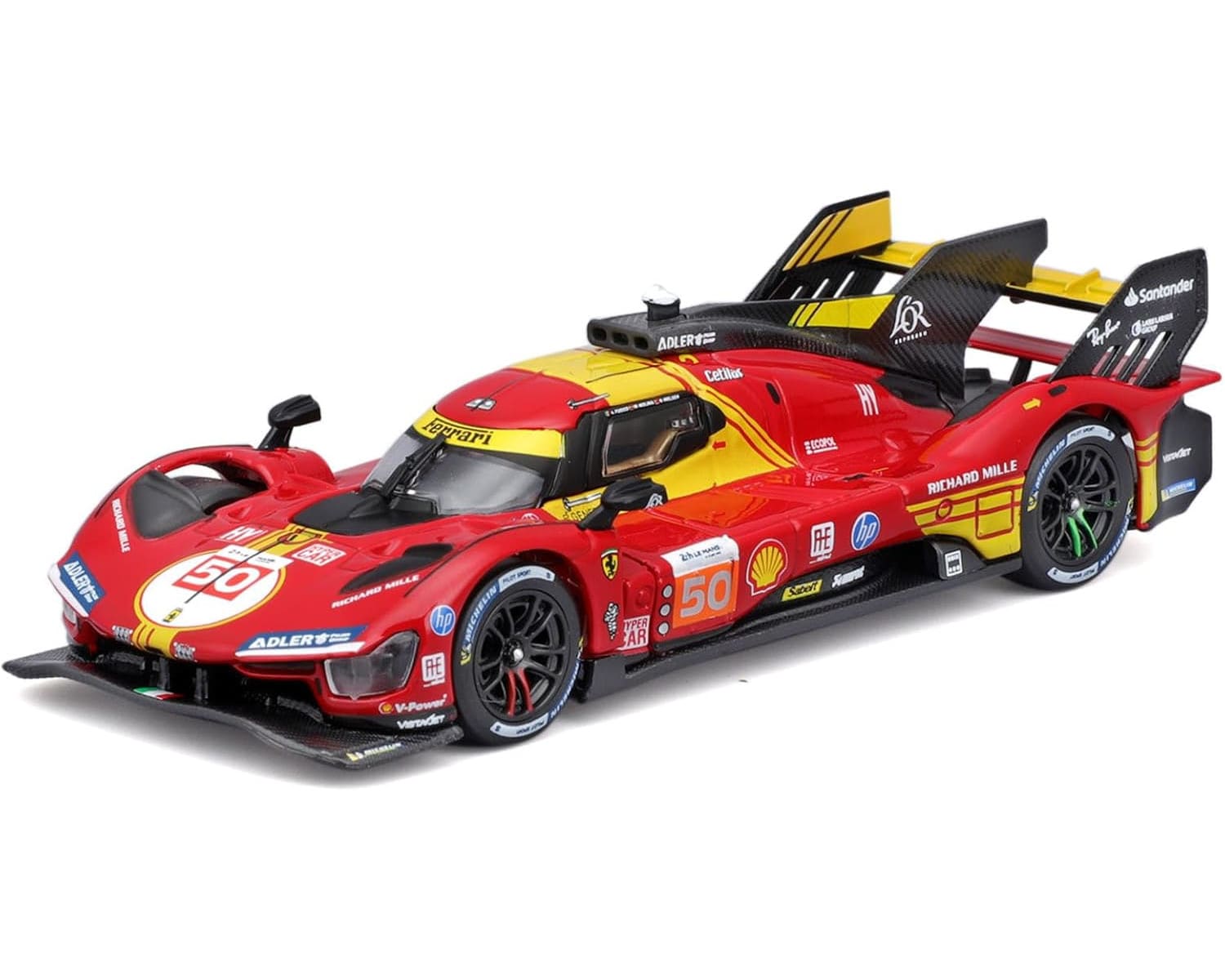 Bburago 18-36316 - Modellauto - Ferrari 499P LMH #50 '24 (Ma&szlig;stab 1:43) Hardcase Auto Sammler - Bild 1