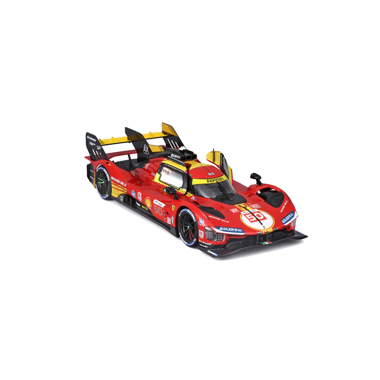 Bburago 18-36322P2 - Modellauto - Ferrari 499P LMH #50 '24 (Ma&szlig;stab 1:43) Auto Sammler Spielzeugauto - Bild 1