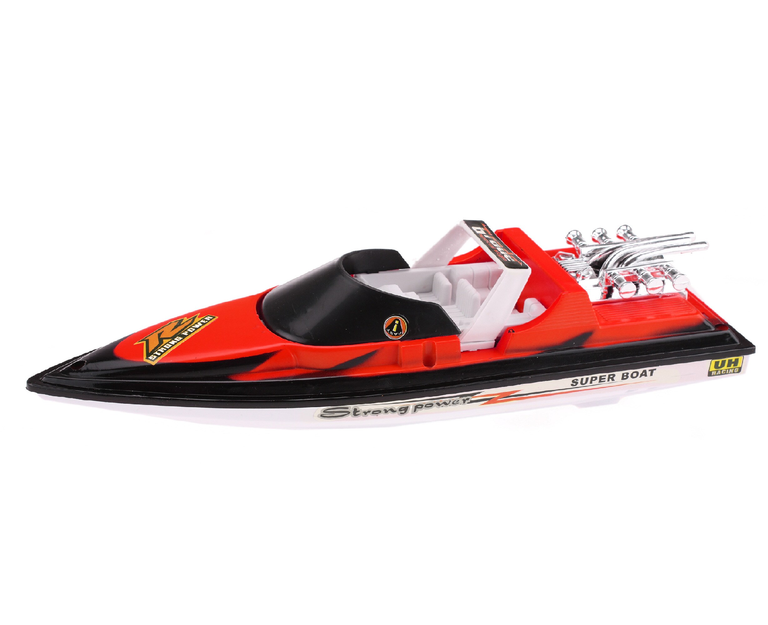 Toi-Toys VEHICOOL Power-Boot 34 cm &ndash; motorisiertes Spielzeugboot f&uuml;r Kinder, Wasserfahrzeug ab 3 rot - Bild 1