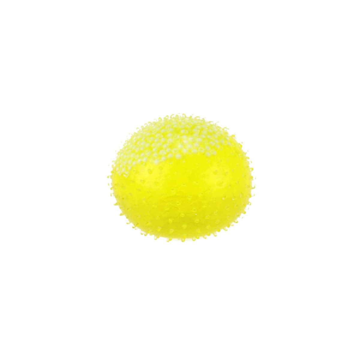 Toi-Toys Quetsch-Ball 7 cm &ndash; Anti-Stressball mit Noppen, interaktives Spielzeugball f&uuml;r Kinder ab 3 Jahren gelb - Bild 1