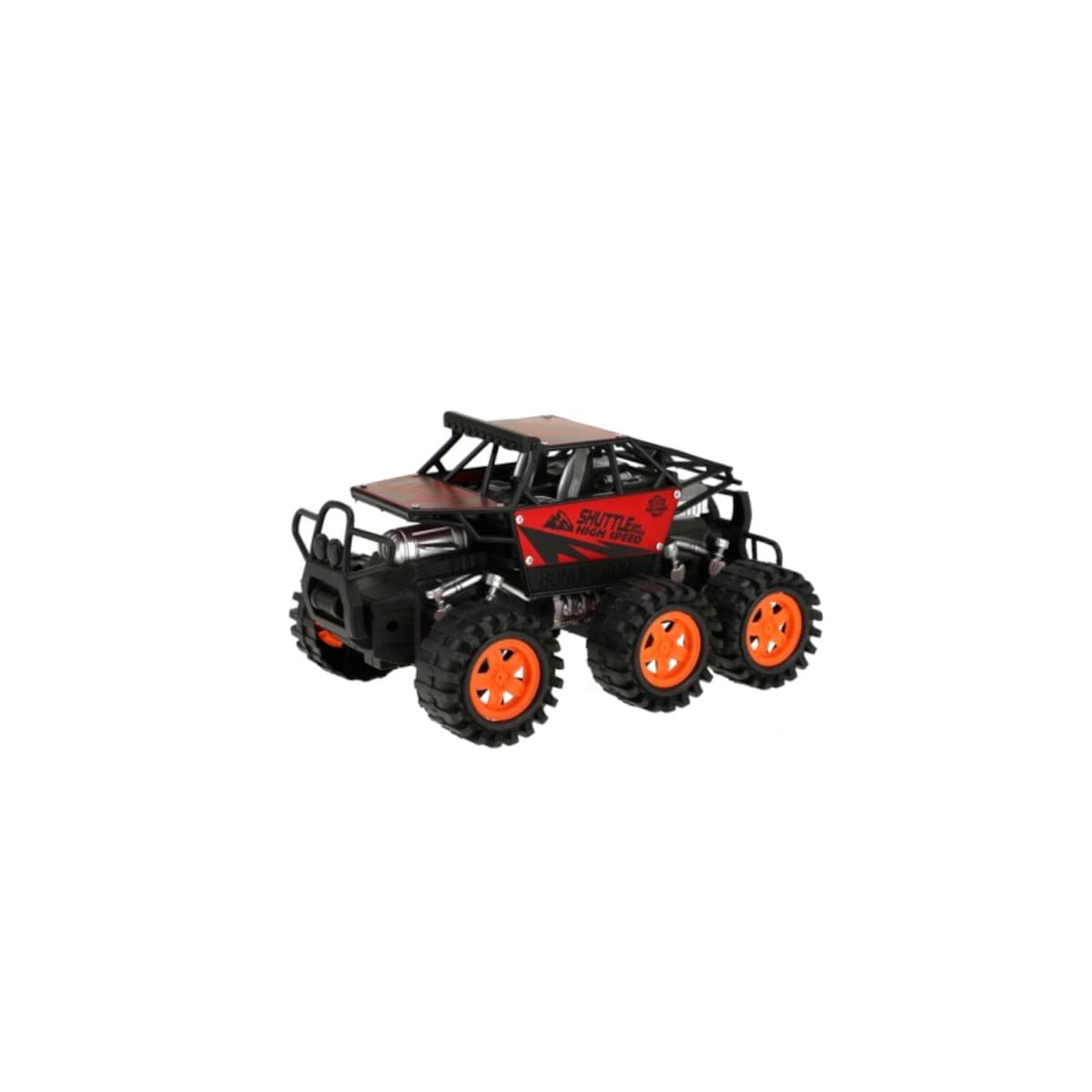 Toi-Toys VEHICOOL Monster Truck 6 R&auml;der, Friktionsantrieb, Kinder Spielzeug ab 3 Jahren rot - Bild 1