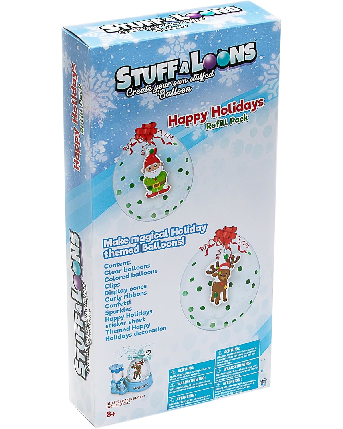 BOTI Stuffaloons Happy Holiday Refill Pack &ndash; Nachf&uuml;llset f&uuml;r Ballon Station ab 8 - Bild 1