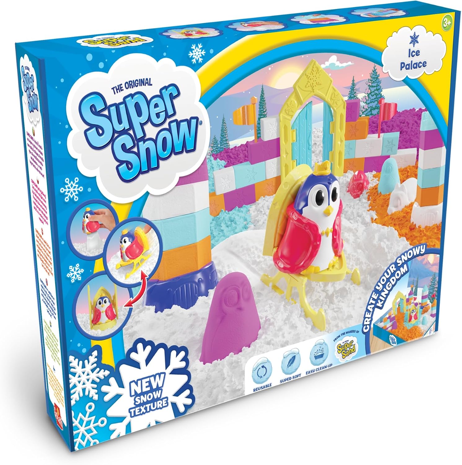 Goliath 929034 &ndash; Super Snow Ice Palace &ndash; Magischer Eispalast Knet- & Spielset ab 3 J. - Bild 1