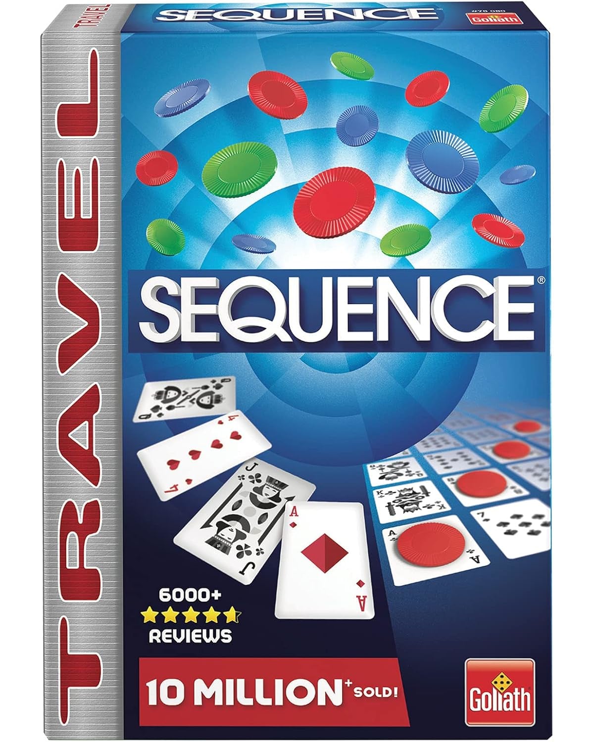 Goliath Sequence Travel Kartenspiel Reiseversion Strategie Spiel 2-6 Spieler - Bild 1