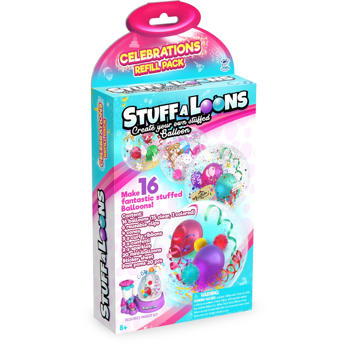 BOTI Stuffaloons Celebrations Refill Pack Nachf&uuml;llset f&uuml;r Maker Station ab 8 J. - Bild 1