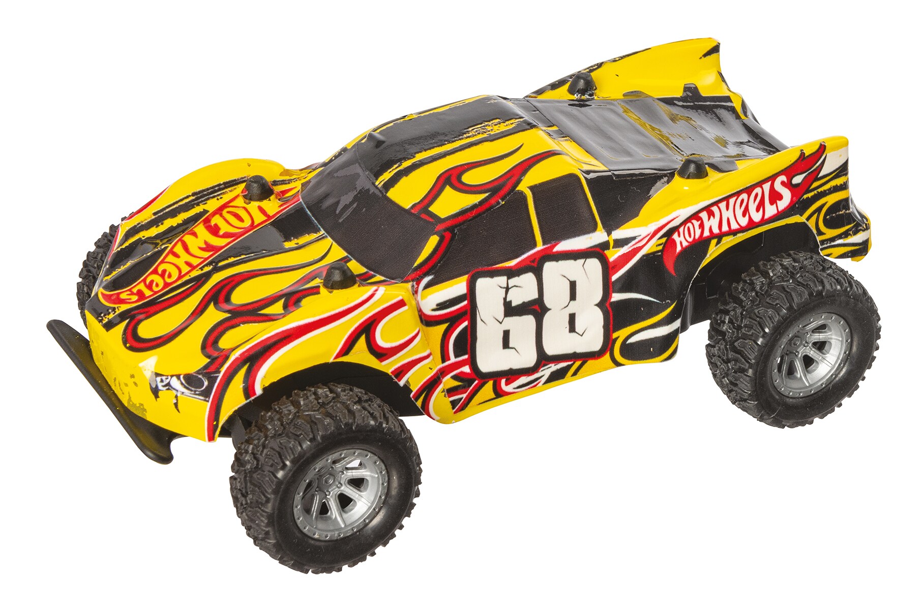 Happy People RC Auto Hot Wheels Lets Race Team Netflix 1:28 27/40MHz gelb/rot - Bild 1